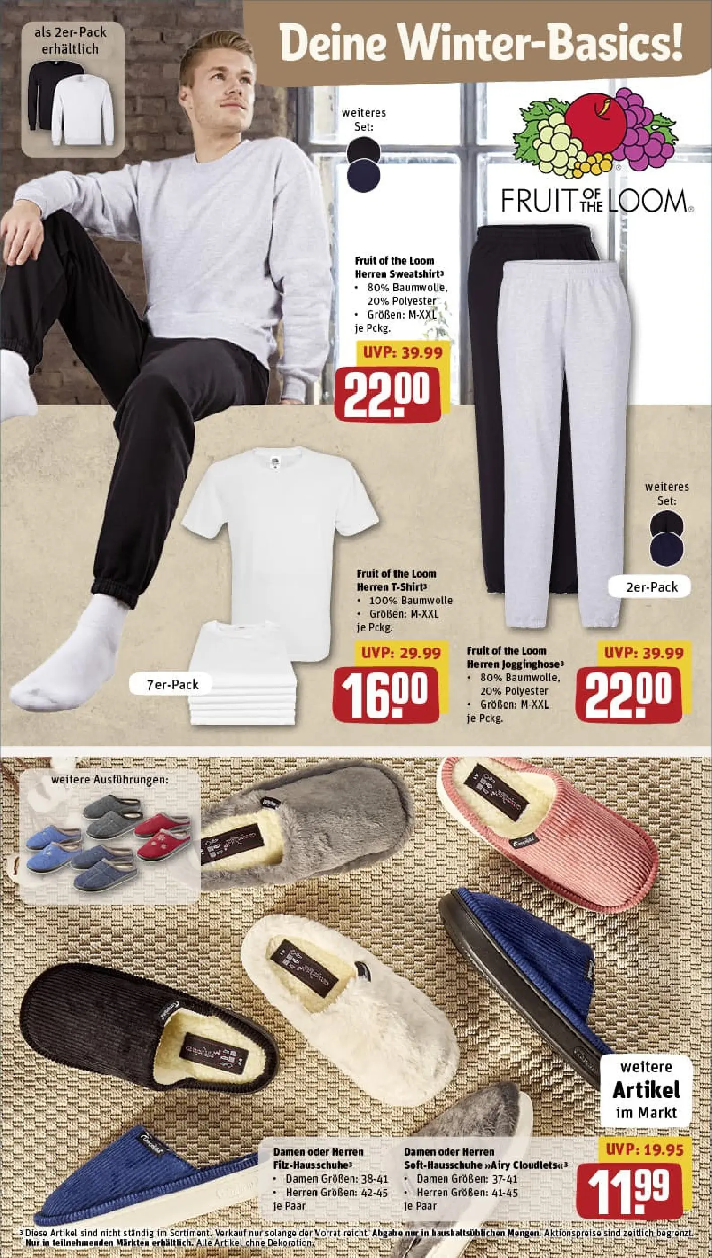 REWE Prospekt ab 29.12.2025 zum Blättern » Angebote | Seite: 27 | Produkte: Jogginghose, Sweatshirt, T-Shirt