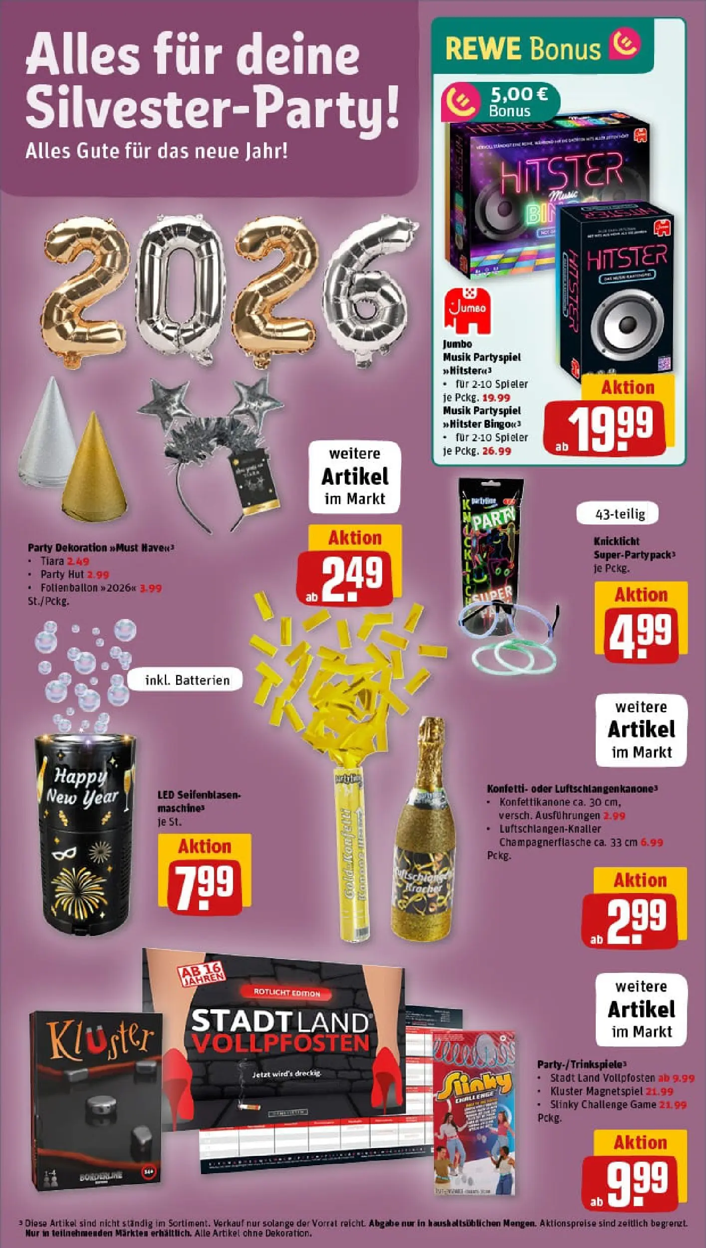 REWE Prospekt ab 29.12.2025 zum Blättern » Angebote | Seite: 28 | Produkte: Batterien, Hut