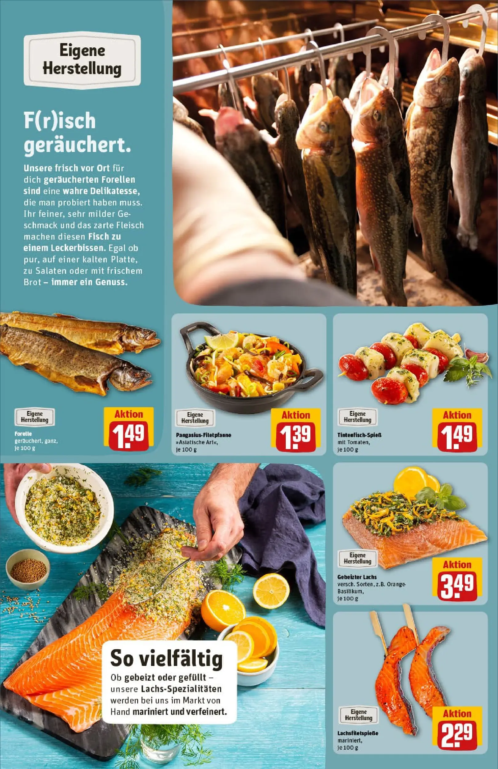 REWE Prospekt ab 29.12.2025 zum Blättern » Angebote | Seite: 13 | Produkte: Fisch, Lachs, Brot, Fleisch