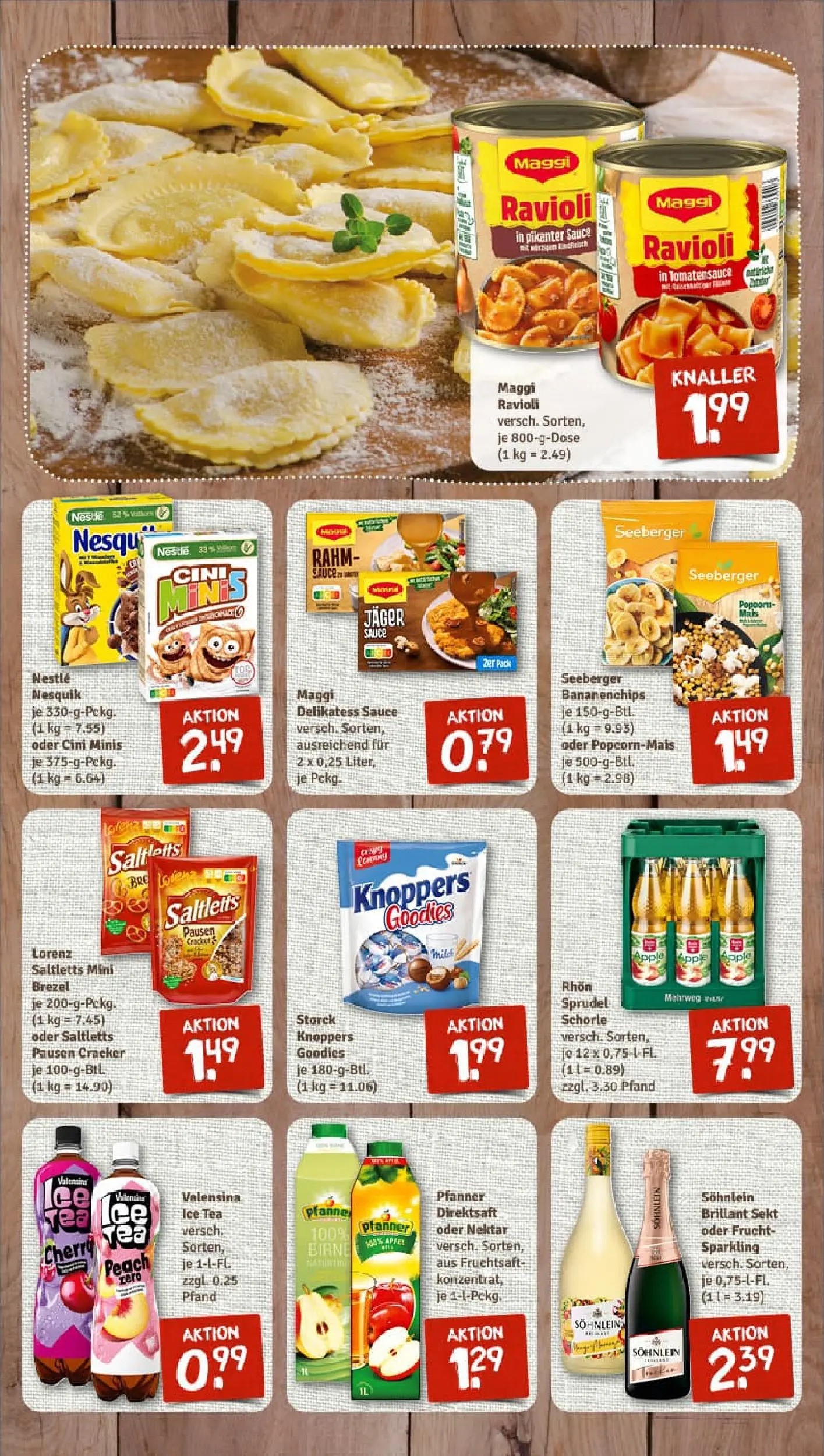 REWE Prospekt ab 29.12.2025 zum Blättern » Angebote | Seite: 7 | Produkte: Maggi, Sekt, Birne, Fruchtsaft