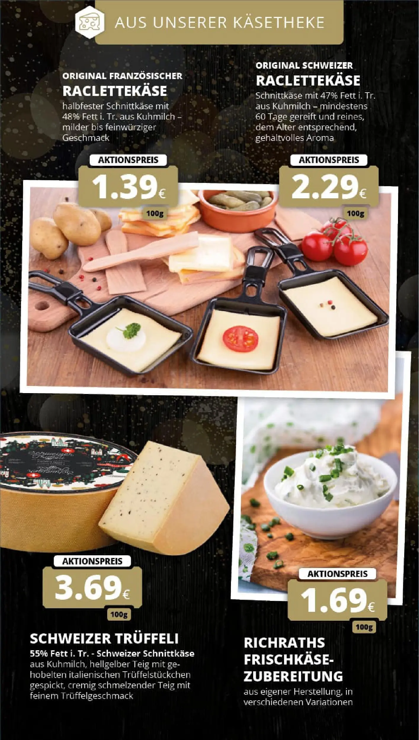 REWE Prospekt ab 29.12.2025 zum Blättern » Angebote | Seite: 15 | Produkte: Raclette, Frischkase