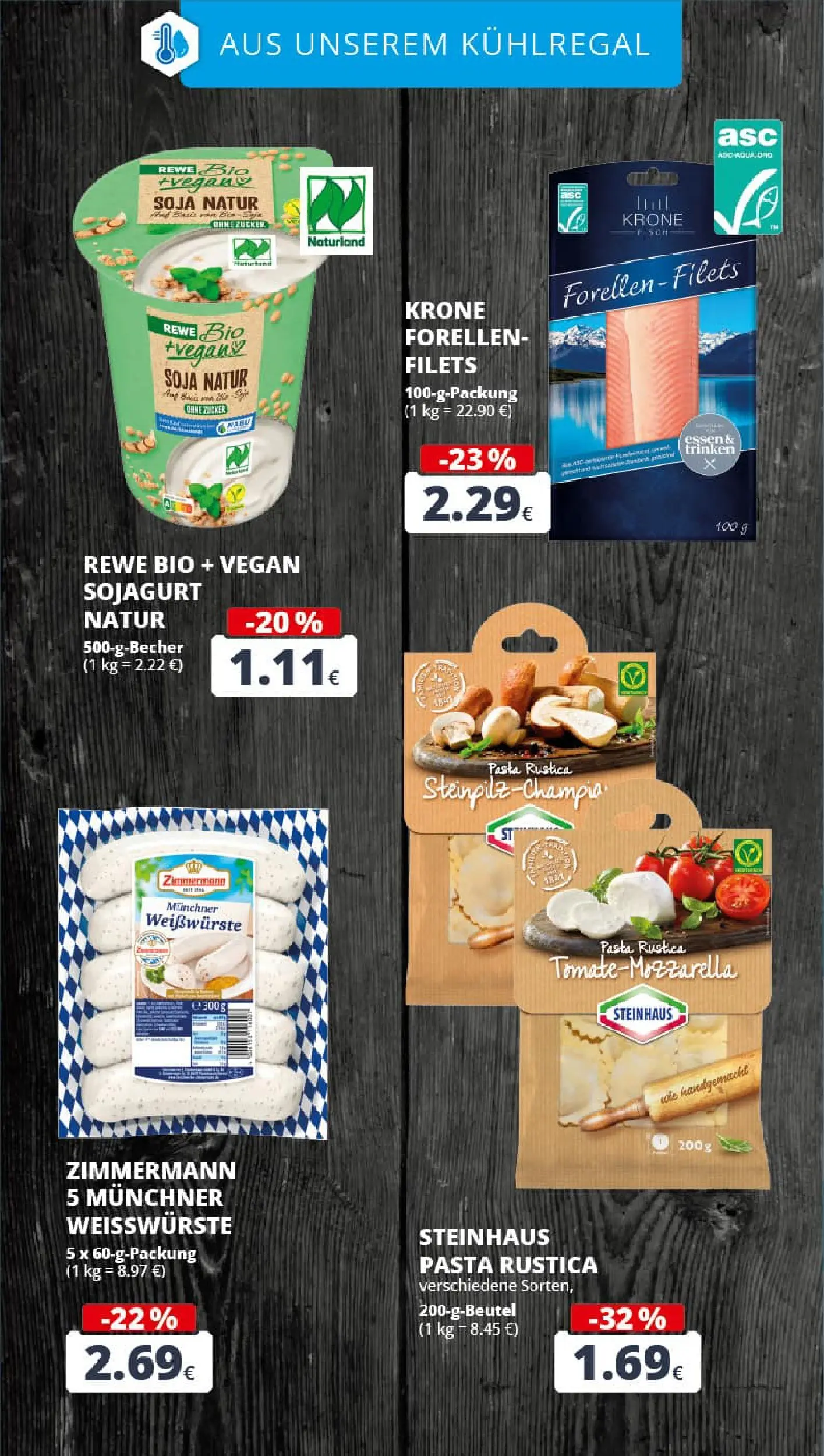 REWE Prospekt ab 29.12.2025 zum Blättern » Angebote | Seite: 16 | Produkte: Mozzarella, Zucker, Pasta