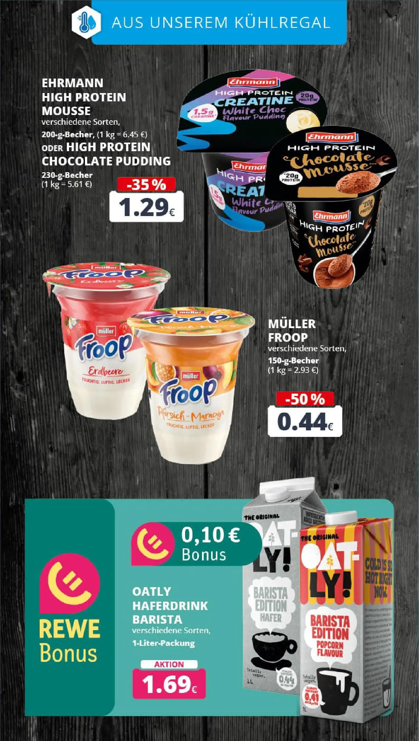 REWE Prospekt ab 29.12.2025 zum Blättern » Angebote | Seite: 17 | Produkte: Froop, Pudding, Haferdrink, Oatly