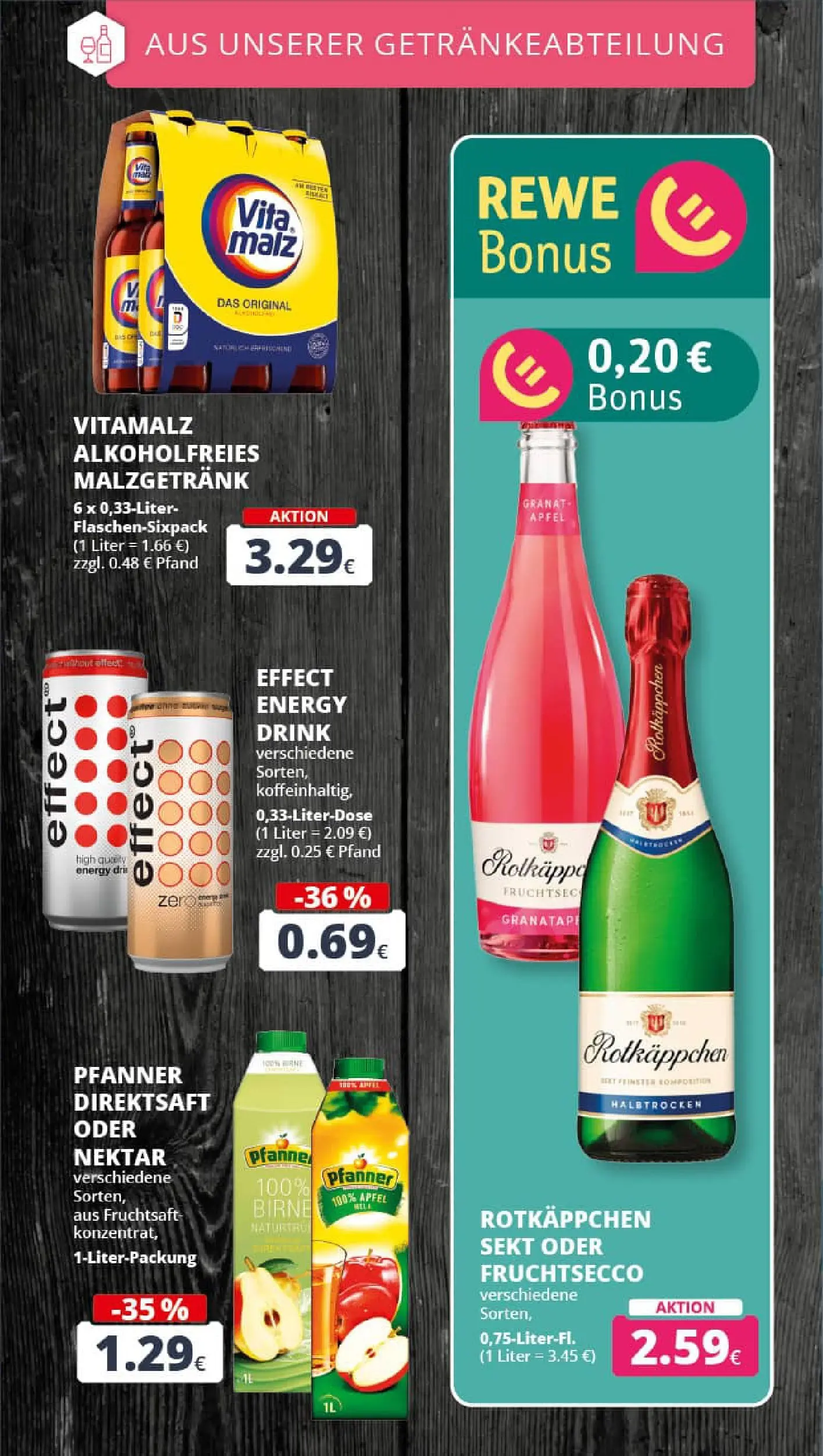 REWE Prospekt ab 29.12.2025 zum Blättern » Angebote | Seite: 19 | Produkte: Energy, Äpfel, Fruchtsecco, Rotkäppchen