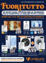 Unieuro FUORITUTTO da Unieuro! - al 15.01.2026