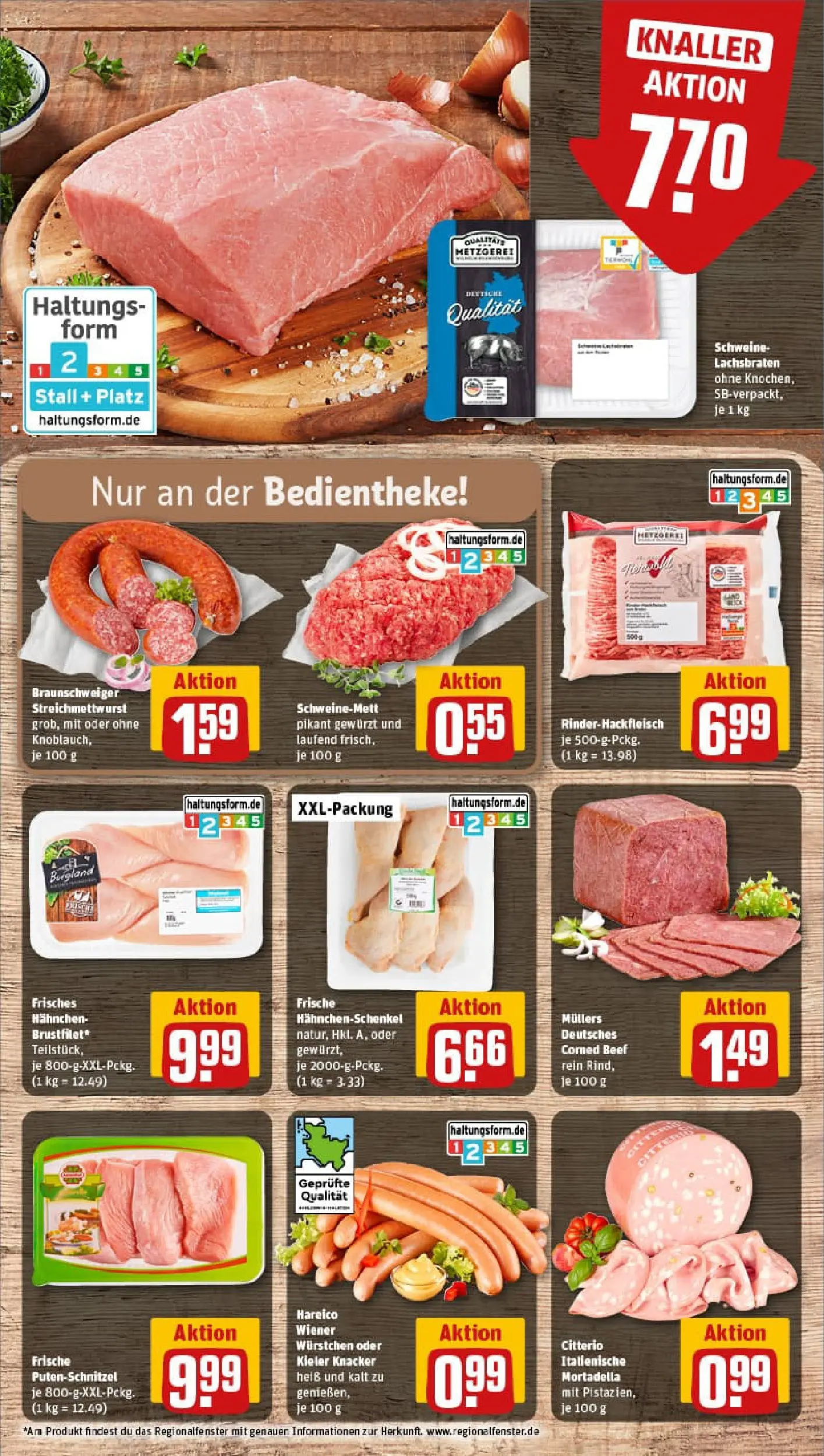 REWE Prospekt ab 29.12.2025 zum Blättern » Angebote | Seite: 8 | Produkte: Hahnchen, Wiener wurstchen, Hahnchenschenkel, Putenschnitzel