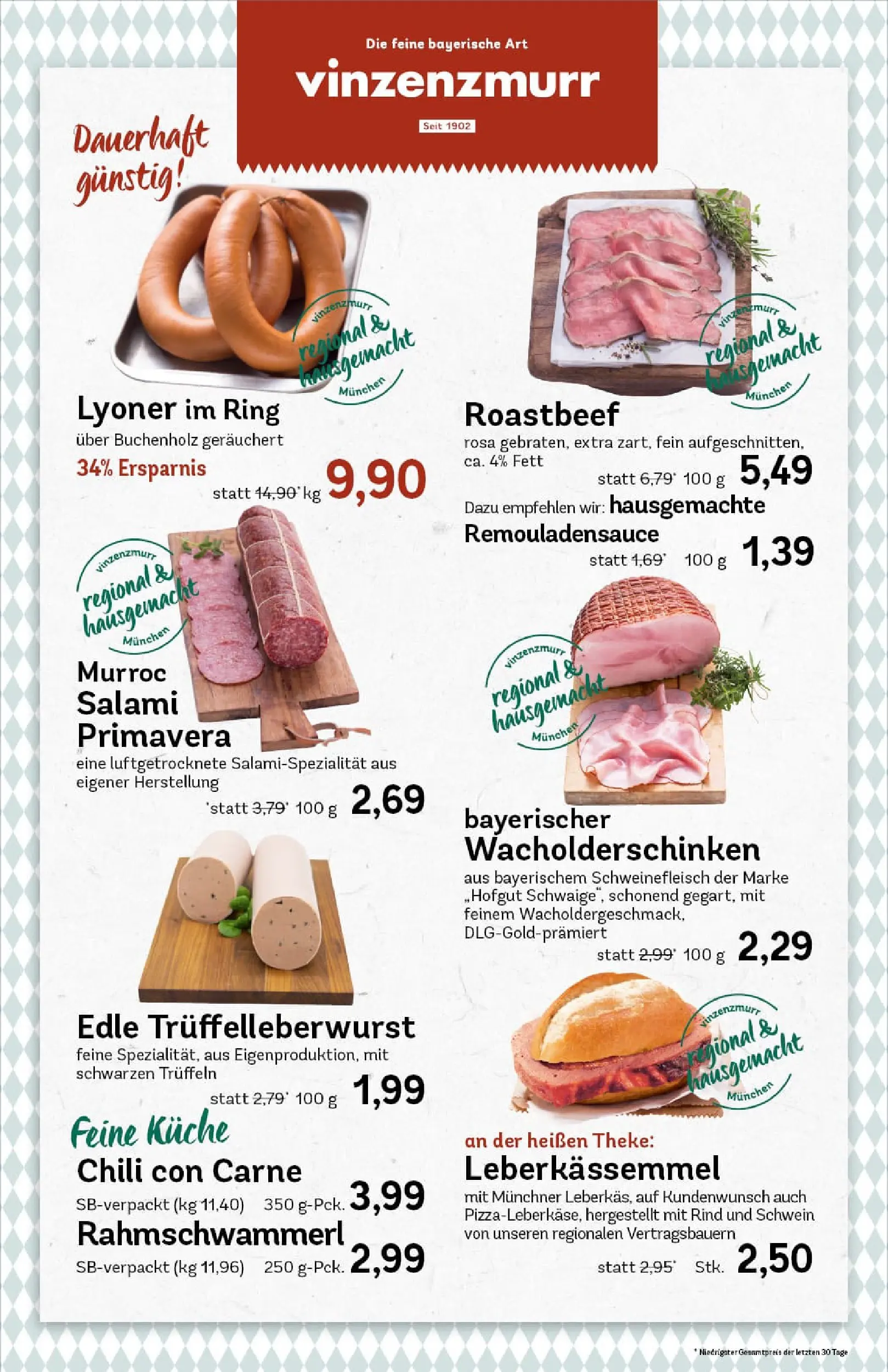 REWE Prospekt ab 29.12.2025 zum Blättern » Angebote | Seite: 9 | Produkte: Theke, Küche, Roastbeef, Salami