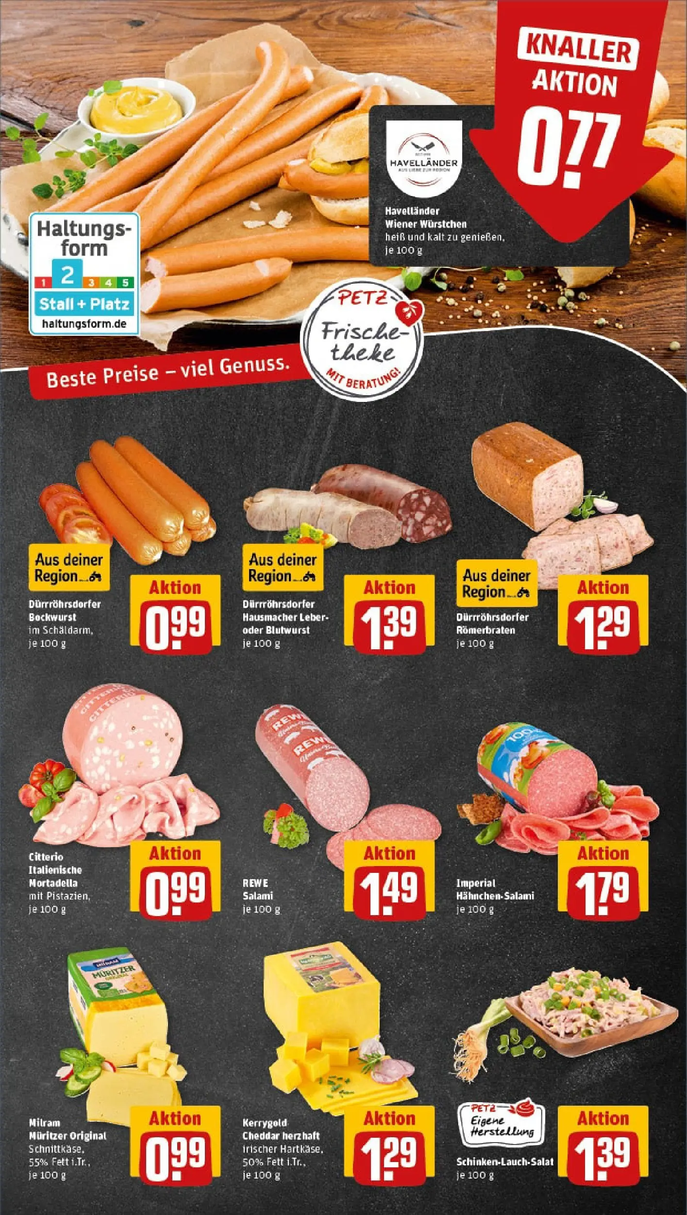 REWE Prospekt ab 29.12.2025 zum Blättern » Angebote | Seite: 9 | Produkte: Bockwurst, Hahnchen, Wiener wurstchen, Pistazien