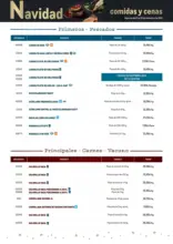 Men&uacute; Navidad Sur