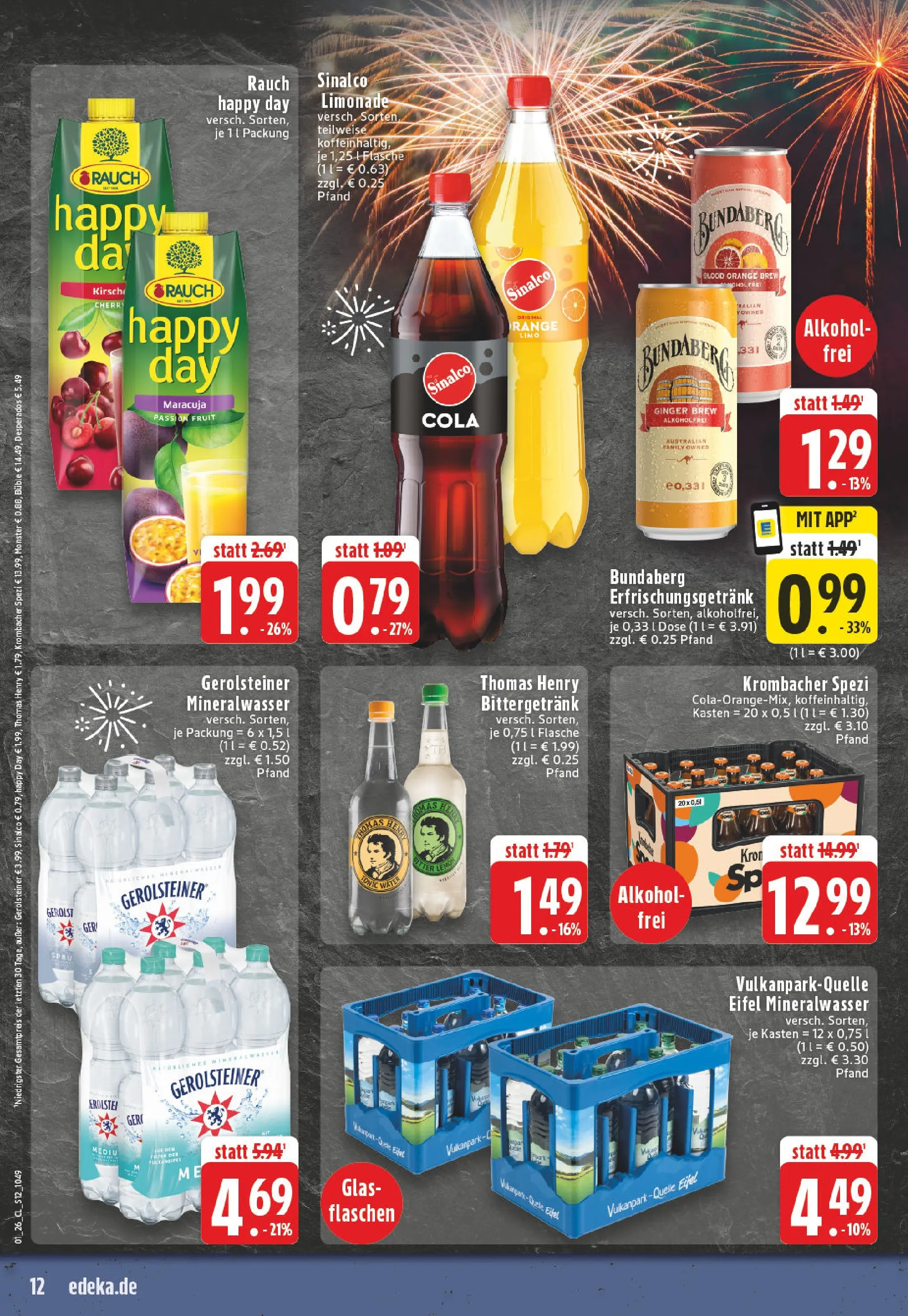 Edeka prospekt Kempenich	 (ab 28.12.2025) » Angebote Online | Seite: 12 | Produkte: Mixer, Mineralwasser, Desperados, Krombacher