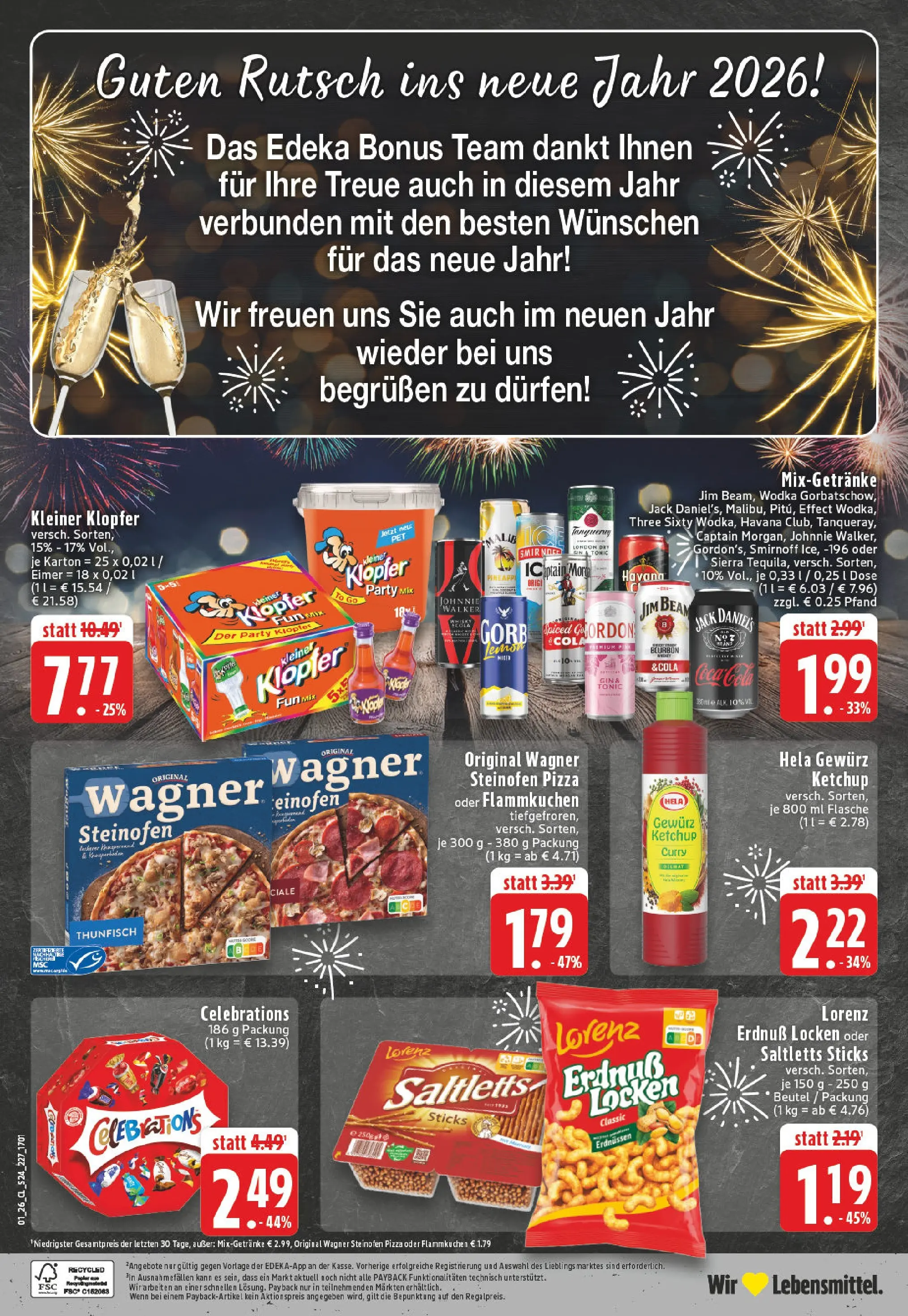 Edeka prospekt Leichlingen	 (ab 28.12.2025) » Angebote Online | Seite: 30 | Produkte: Jim beam, Jack Daniel's, Celebrations, Wodka