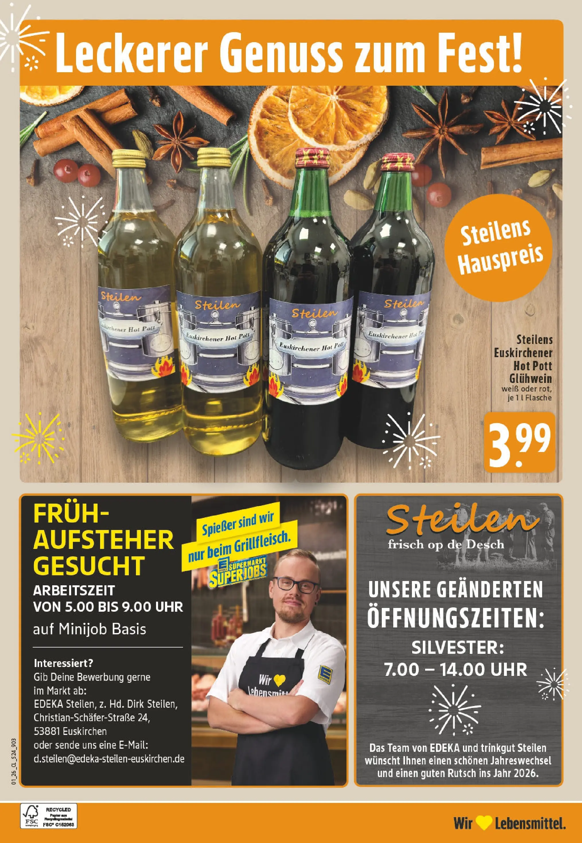Edeka prospekt Euskirchen	 (ab 28.12.2025) » Angebote Online | Seite: 26 | Produkte: Uhr