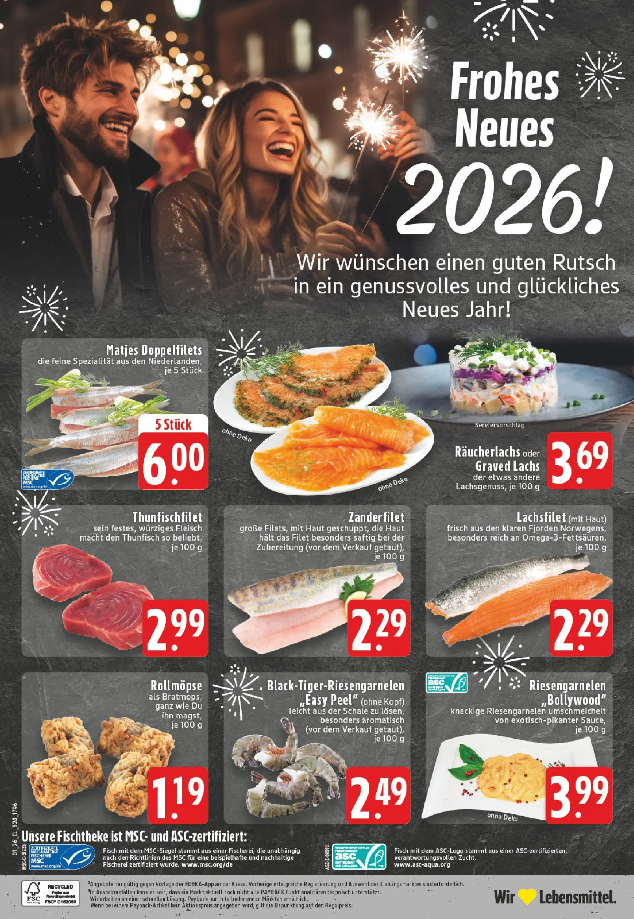 Edeka prospekt Verl	 (ab 28.12.2025) » Angebote Online | Seite: 30 | Produkte: Thunfisch, Fisch, Lachs, Räucherlachs