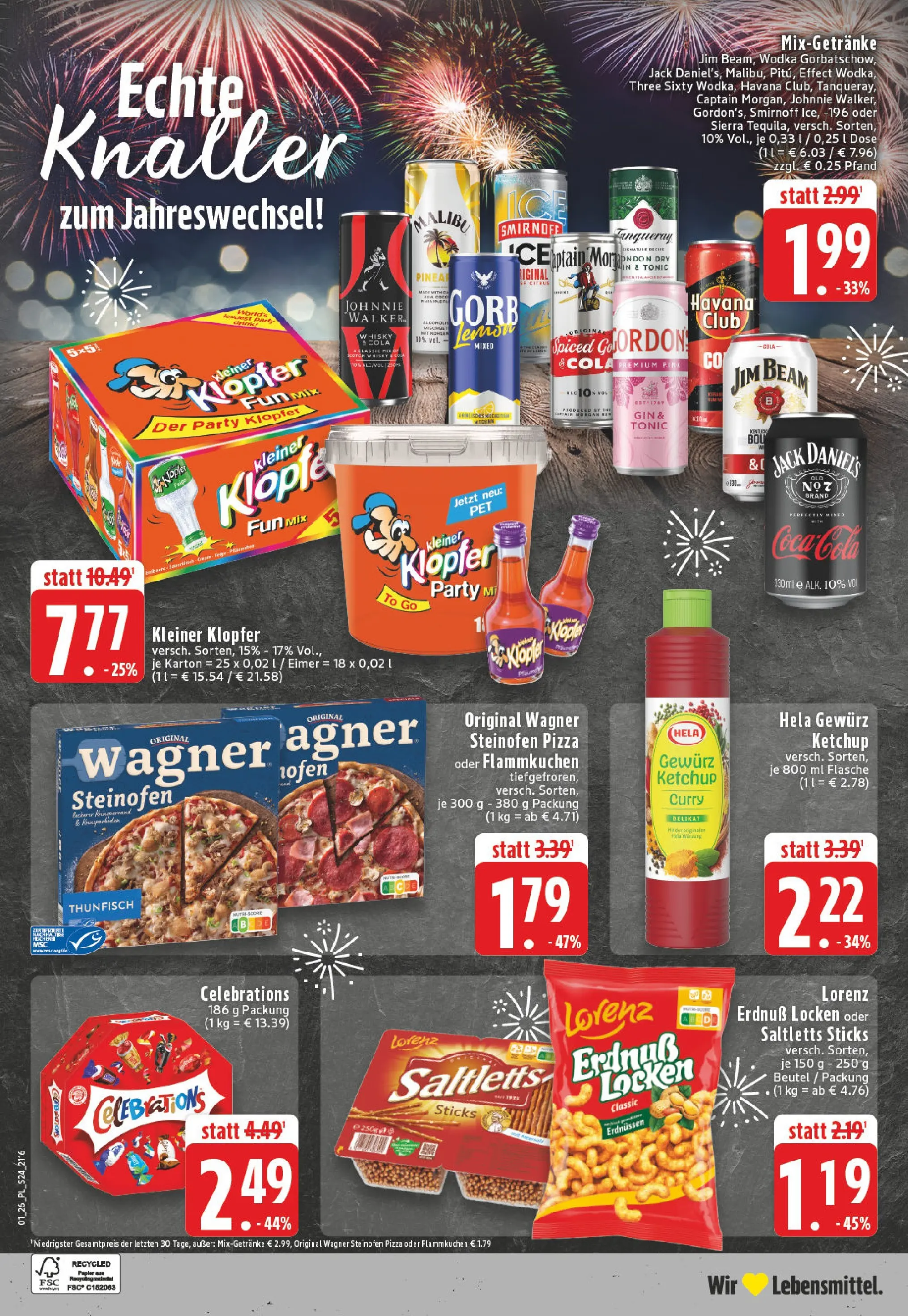 Edeka prospekt Bad Sassendorf	 (ab 28.12.2025) » Angebote Online | Seite: 30 | Produkte: Whisky, Smirnoff, Pizza, Ketchup