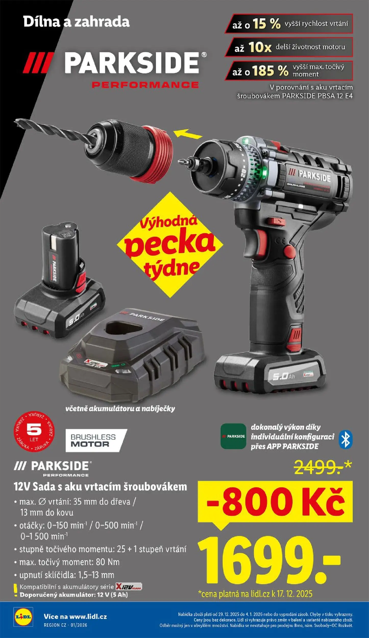 Lidl leták od 28.12.2025 - Nový akční leták | Strana: 6 | Produkty: Parkside, Zahrada