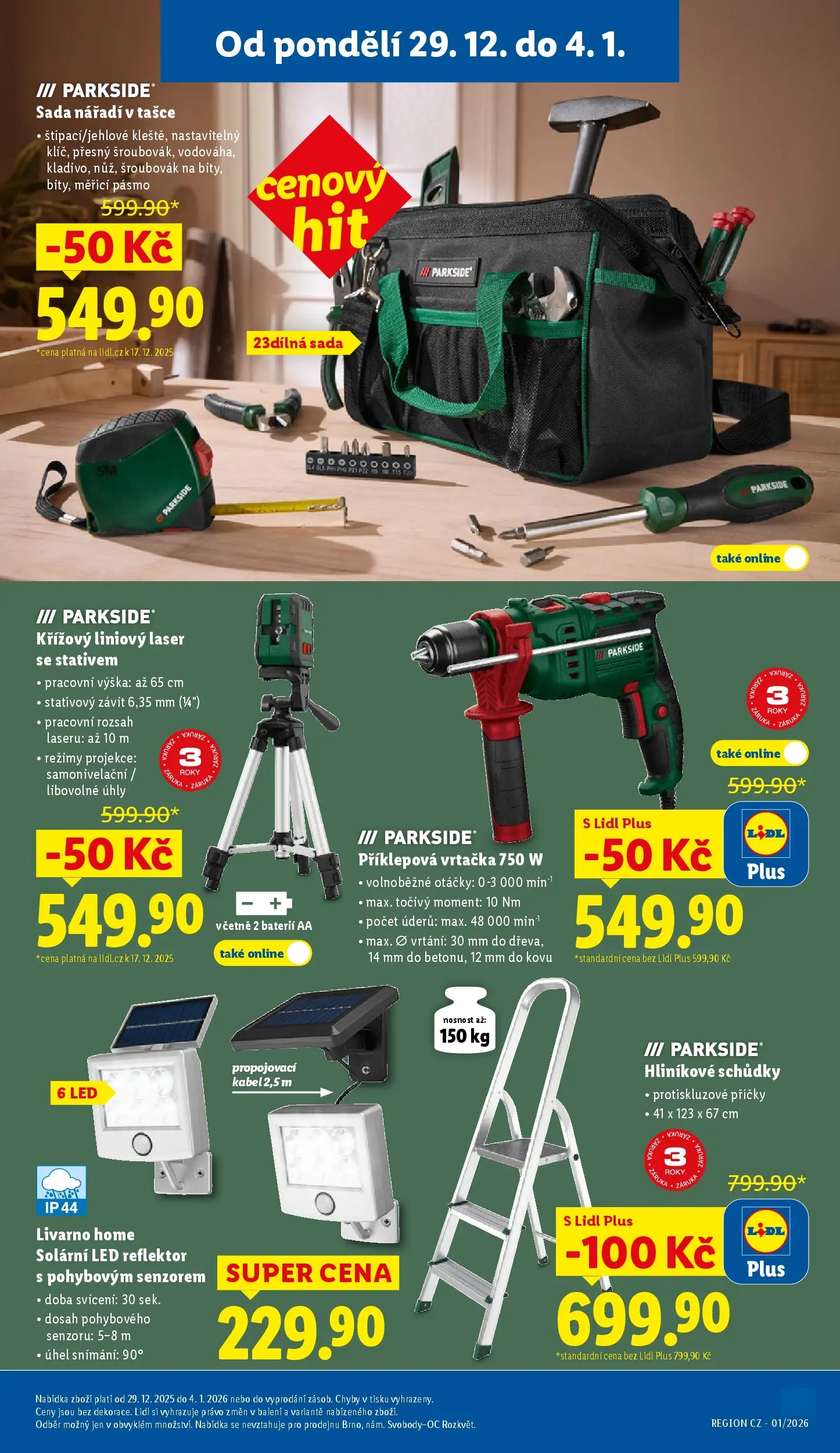 Lidl leták od 28.12.2025 - Nový akční leták | Strana: 35 | Produkty: Šroubovák, Kabel, Nářadí, Vrtačka