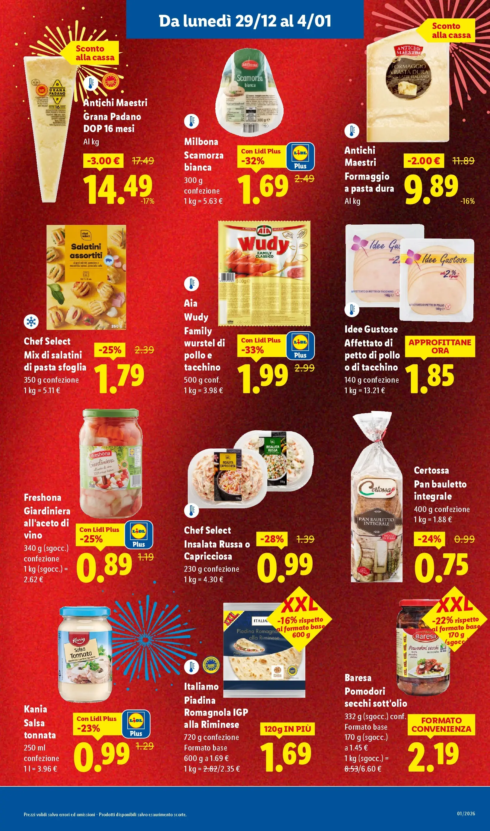LIDL volantino della prossima settimana dal ﻿28/12/2025﻿ 📣 | Pagina: 7 | Prodotti: Vino, Pomodori, Pasta, Pomodori secchi