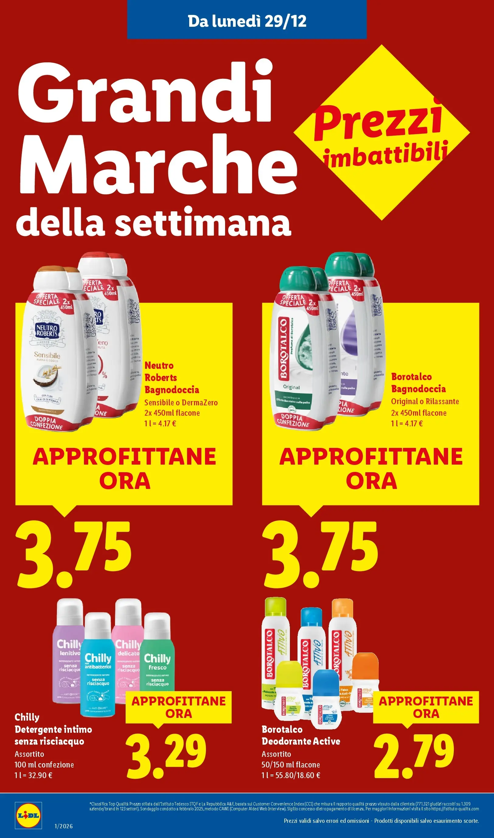 LIDL volantino della prossima settimana dal ﻿28/12/2025﻿ 📣 | Pagina: 16 | Prodotti: Deodorante, Intimo, Top, Computer