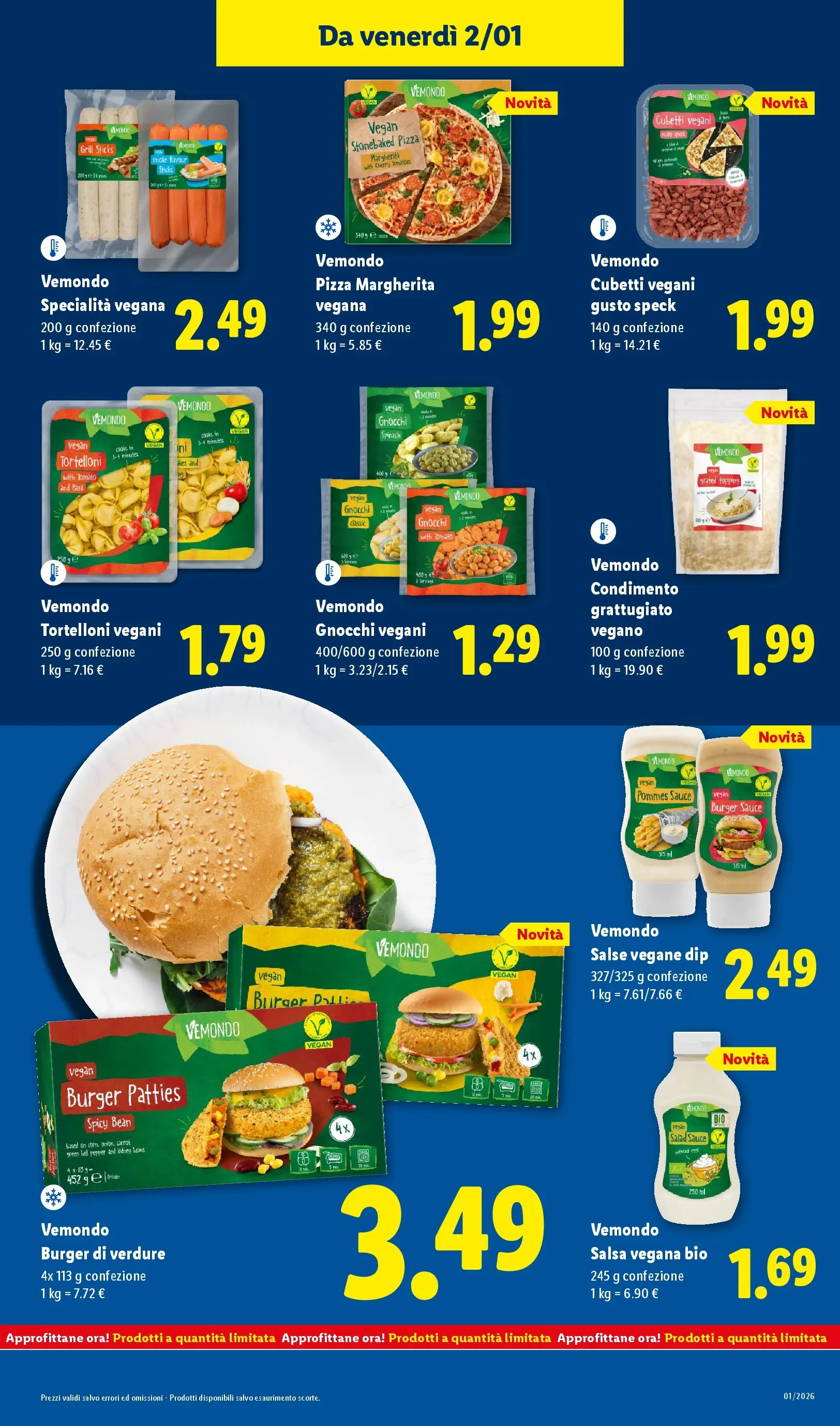 LIDL volantino della prossima settimana dal ﻿28/12/2025﻿ 📣 | Pagina: 21 | Prodotti: Speck, Verdure, Salsa, Tortelloni