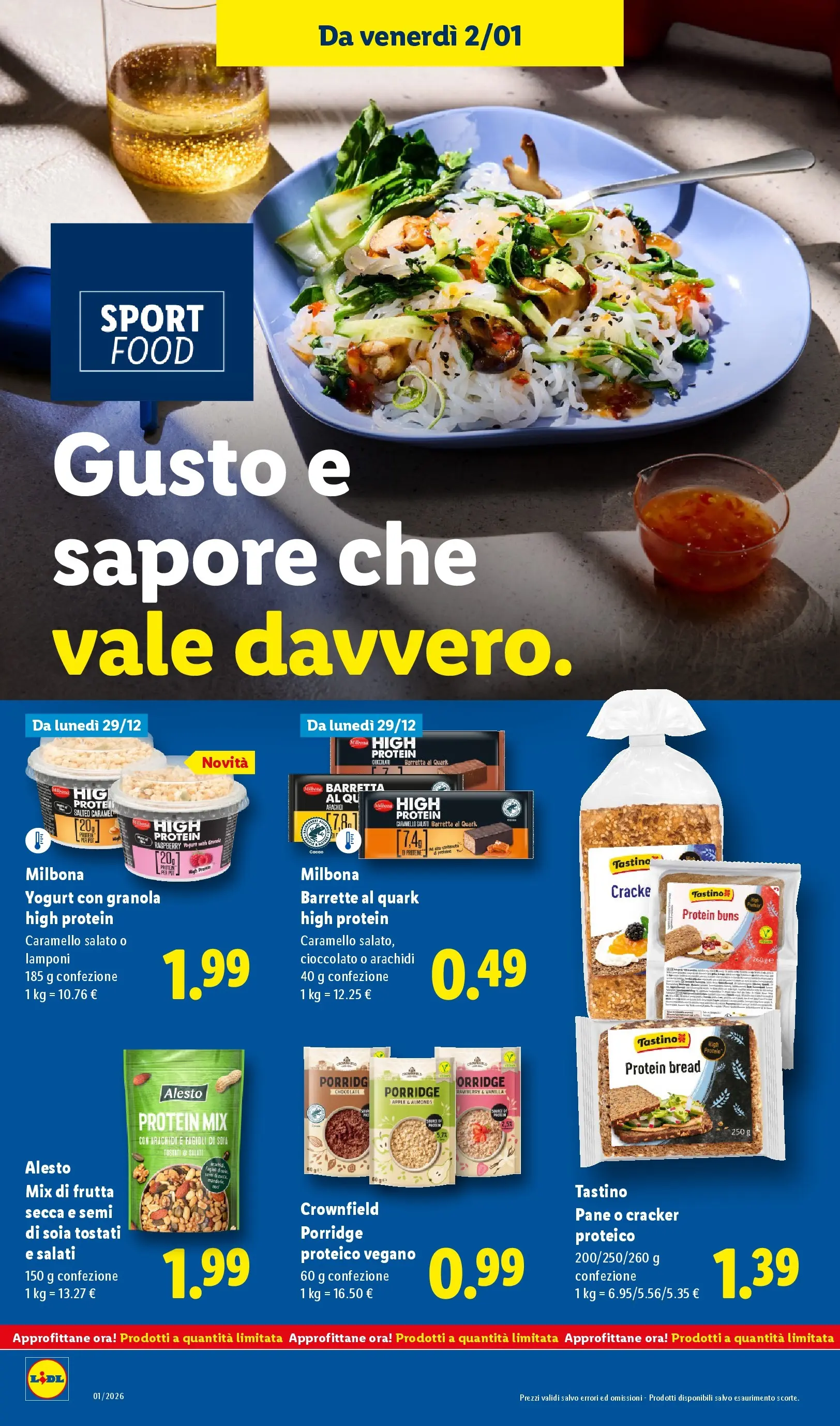 LIDL volantino della prossima settimana dal ﻿28/12/2025﻿ 📣 | Pagina: 26 | Prodotti: Pane, Fagioli, Barretta, Arachidi