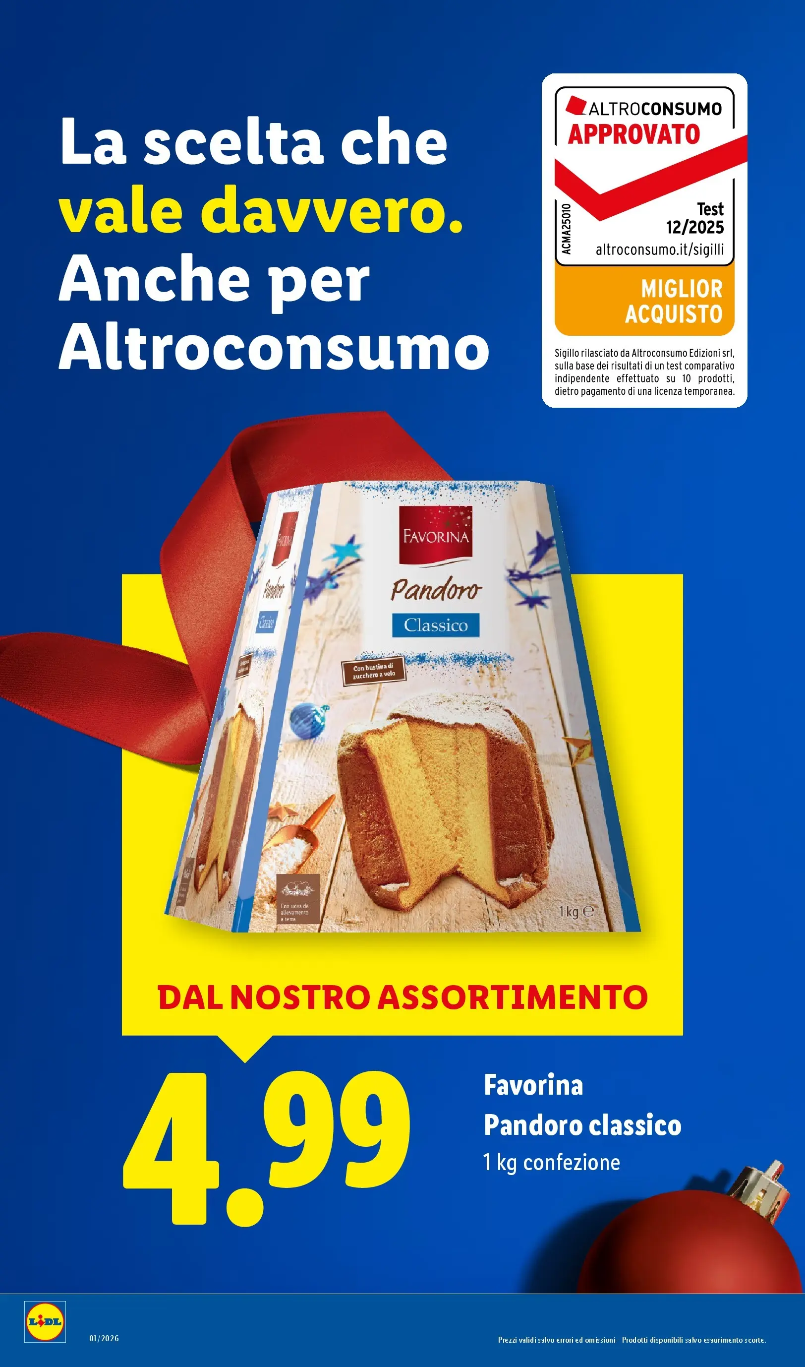 LIDL volantino della prossima settimana dal ﻿28/12/2025﻿ 📣 | Pagina: 28 | Prodotti: Zucchero, Pandoro