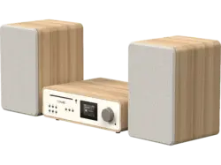 Pure Classic Stereo Kompakt Anlage, Coffee Black/Walnut; Musiksystem