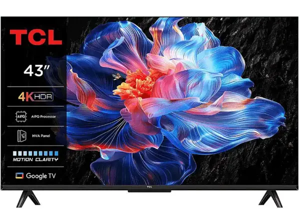 TCL 43P6K (2025) 43 Zoll 4K UHD Google TV; LED TV