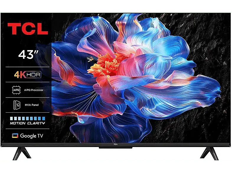 TCL 43P6K (2025) 43 Zoll 4K UHD Google TV; LED TV