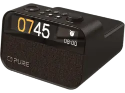 Pure Moment Charge - der Schlafbegleiter mit Licht und kabellosem Laden, Kaffeeschwarz; All-in-One-Audiobegleiter