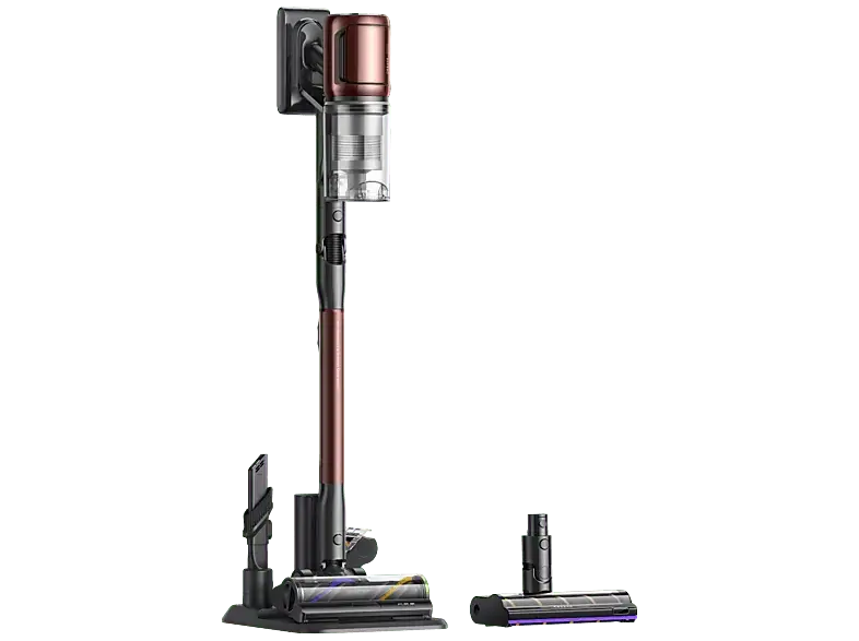 Dreame V30 Staubsauger (0,6 l, Akkulaufzeit: bis zu 90 Minuten, Schwarz/Rosa)