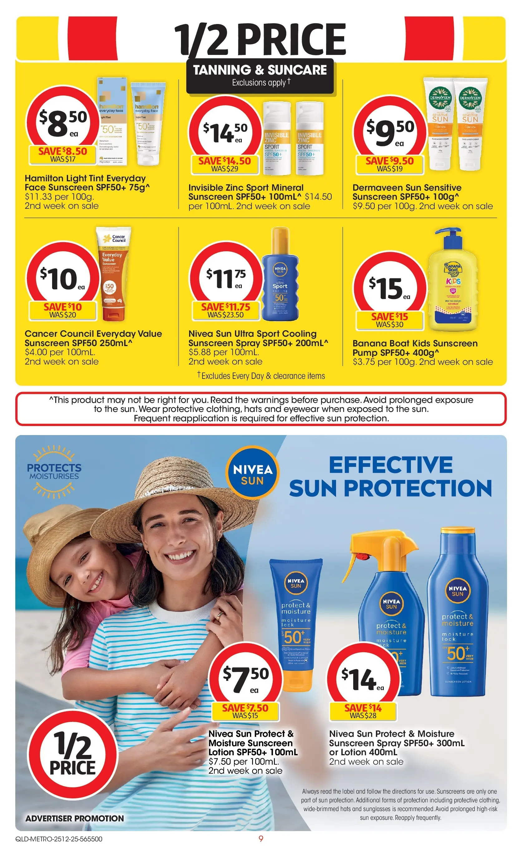 ﻿Coles catalogue valid from 25/12/2025 > Online Australia | Page: 9 | Products: Light, Lotion, Sun protection, Zinc