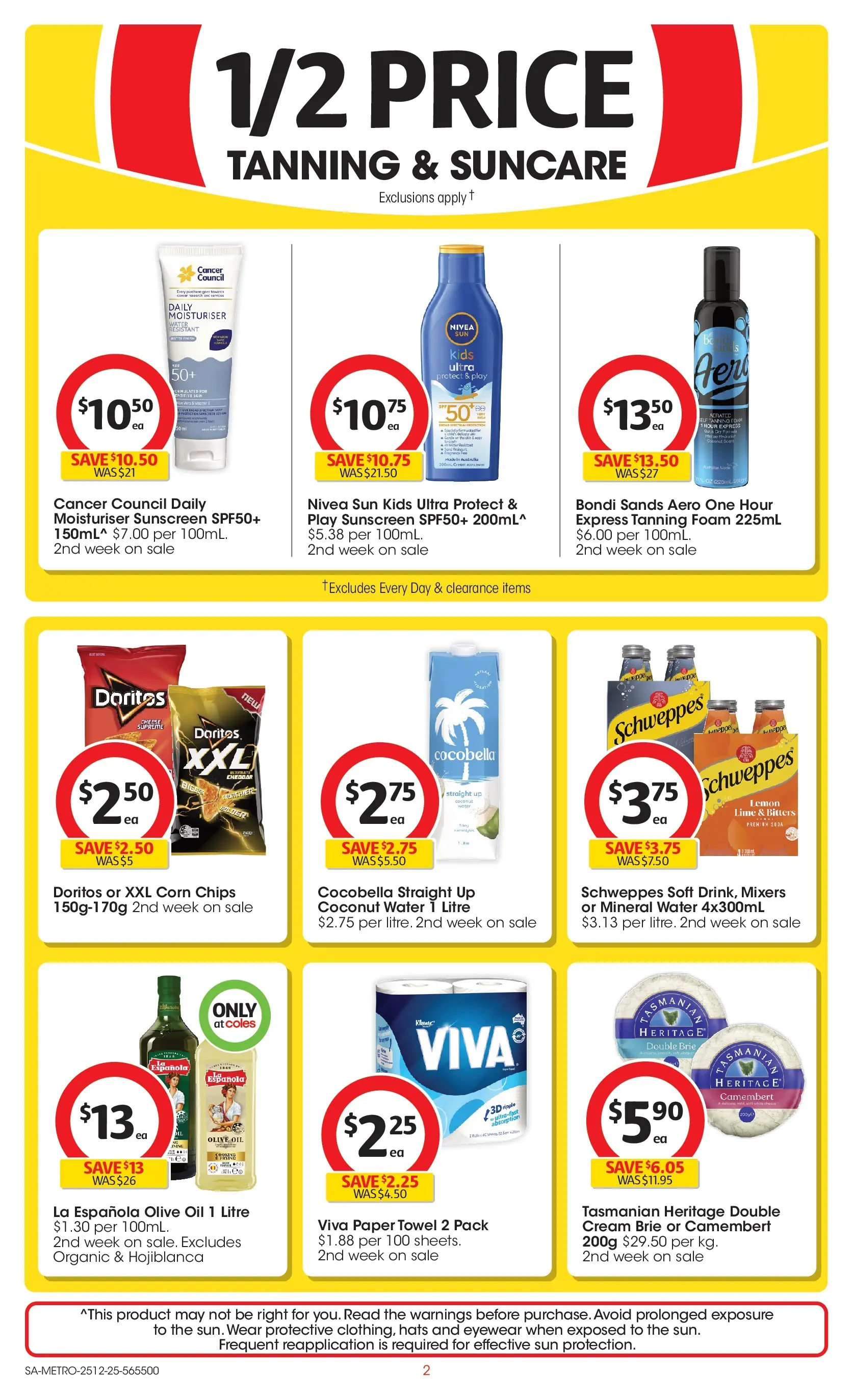 ﻿Coles catalogue valid from 25/12/2025 > Online Australia | Page: 2 | Products: Chips, Olive oil, Lemon, Sensitive skin