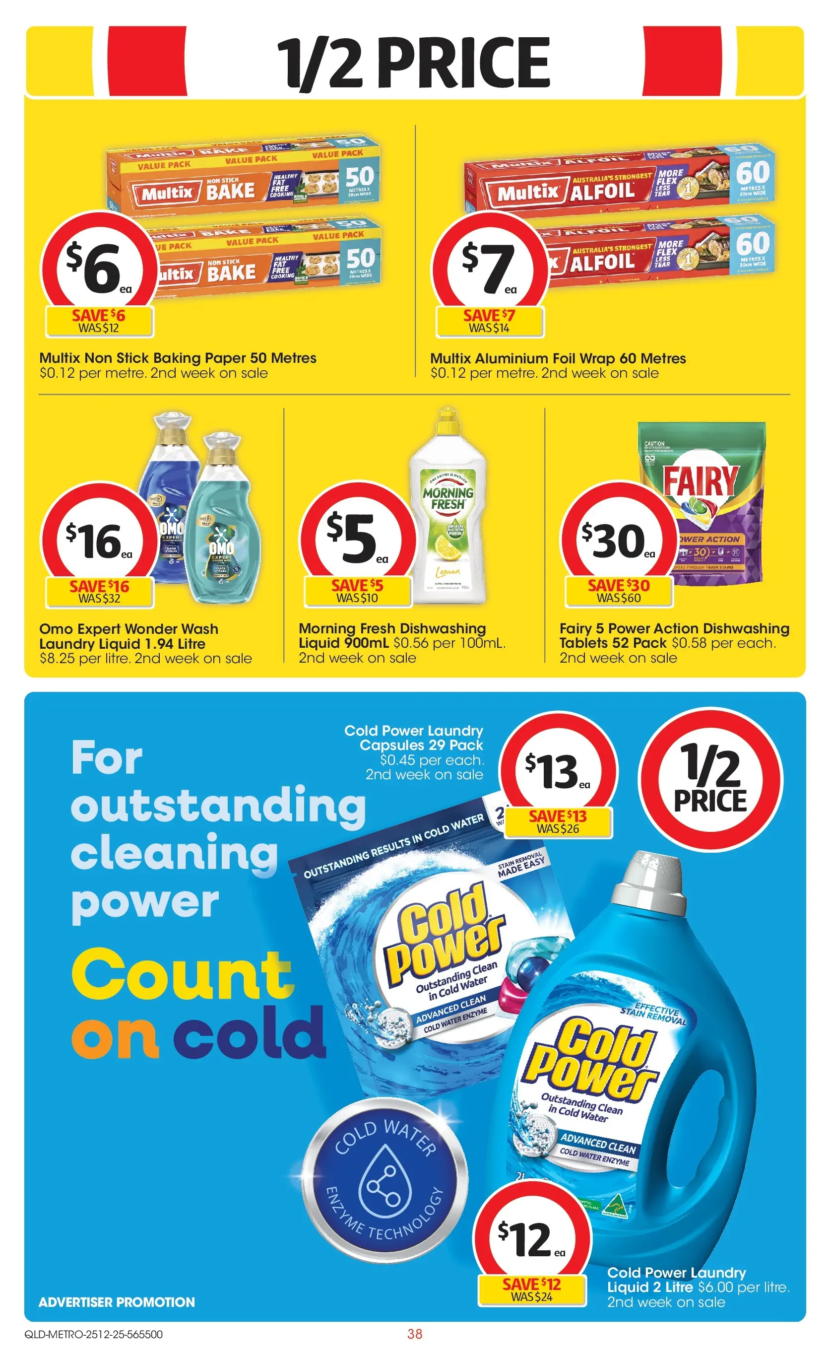 ﻿Coles catalogue valid from 25/12/2025 > Online Australia | Page: 38 | Products: Aluminium foil, Water, Lemon, Tablets