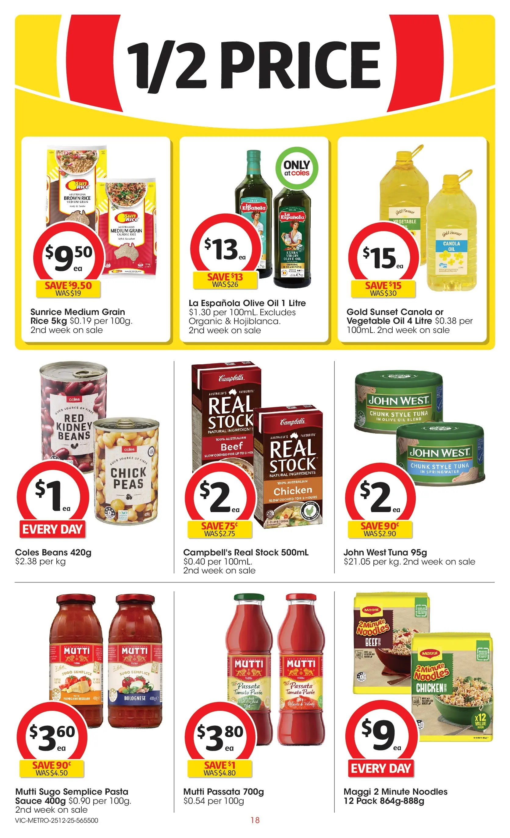 ﻿Coles catalogue valid from 25/12/2025 > Online Australia | Page: 18 | Products: Cups, Rice, Beef, Sauce