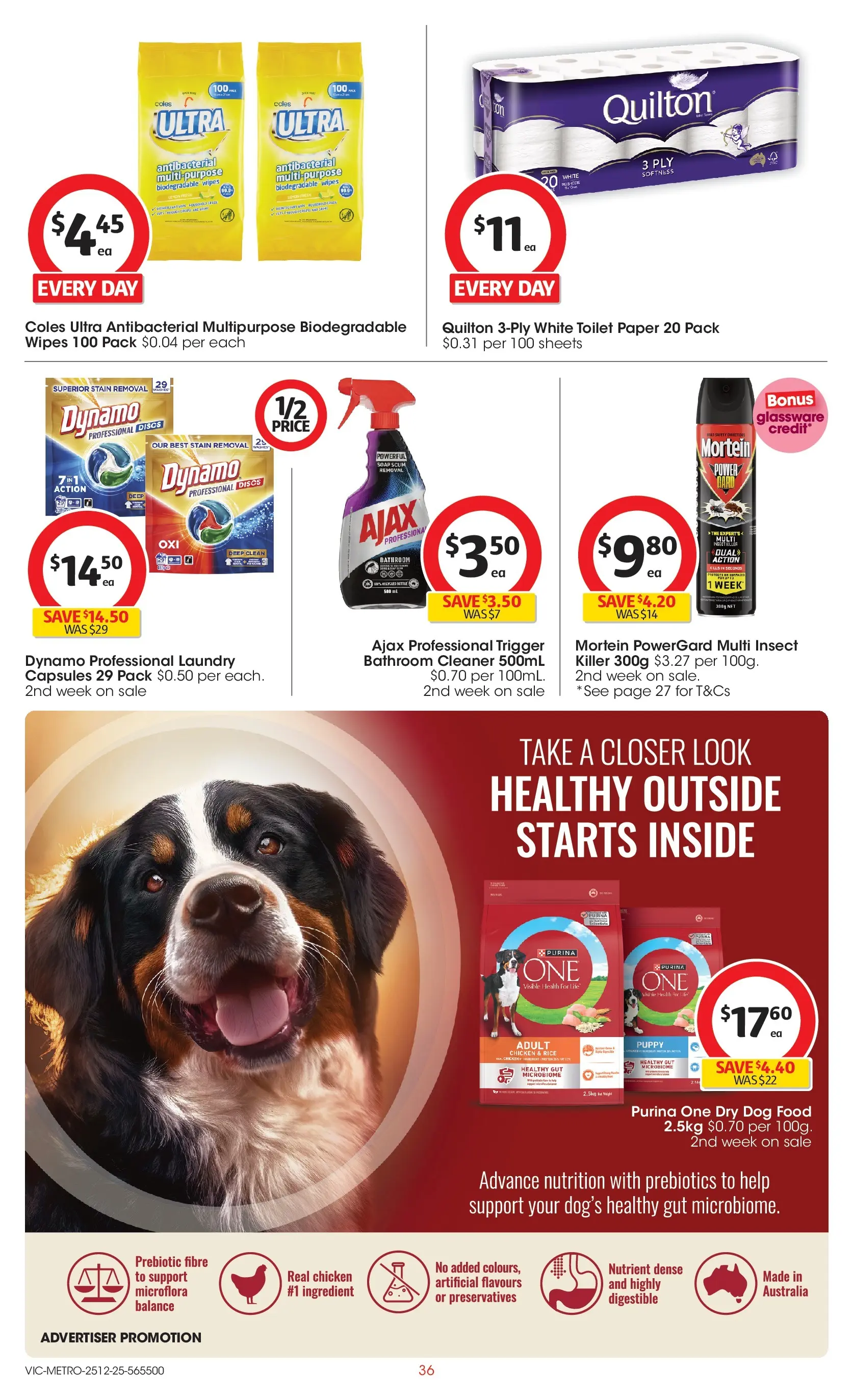 ﻿Coles catalogue valid from 25/12/2025 > Online Australia | Page: 36 | Products: Toilet, Chicken, Rice, Laundry