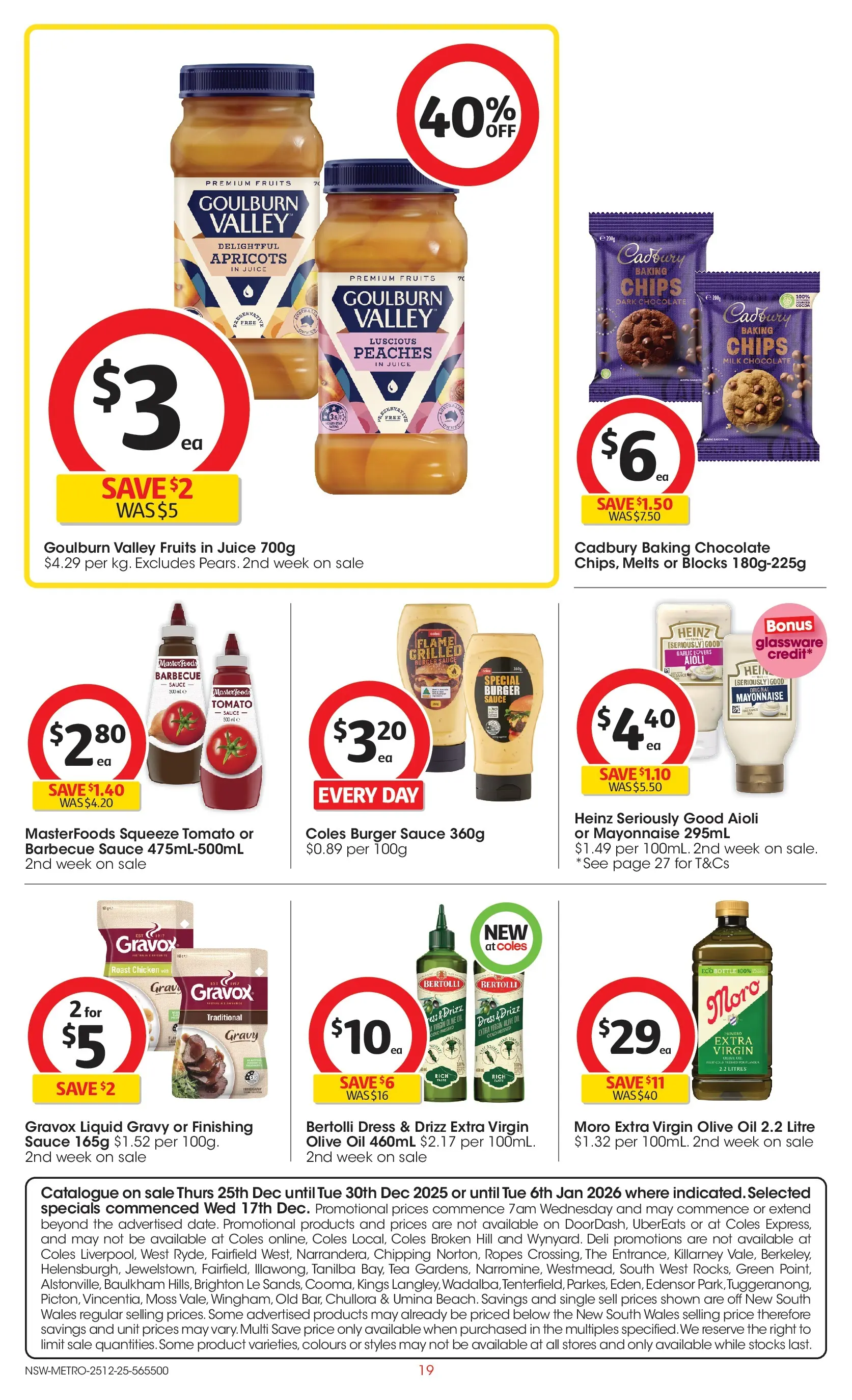 ﻿Coles catalogue valid from 25/12/2025 > Online Australia | Page: 19 | Products: Milk, Oil, Olive oil, Dress