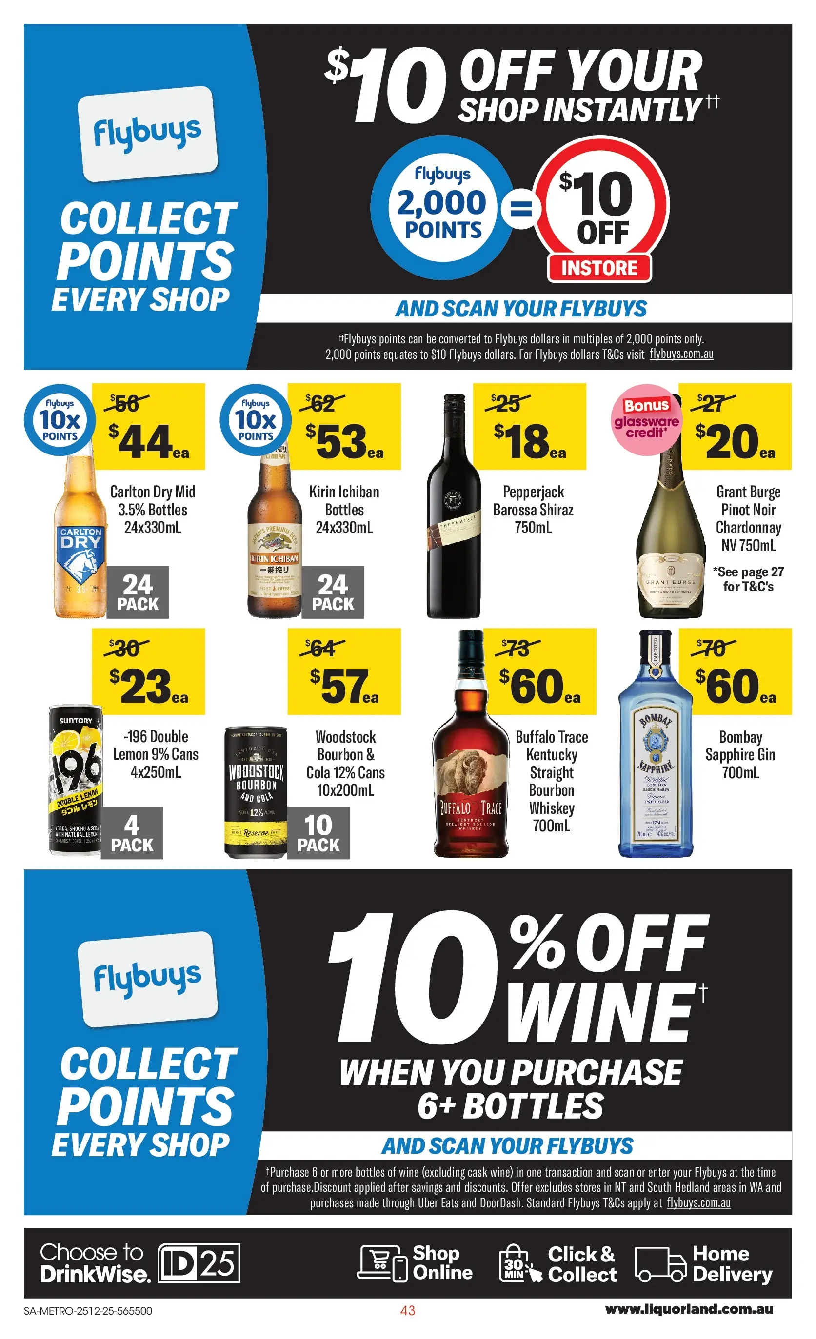 ﻿Coles catalogue valid from 25/12/2025 > Online Australia | Page: 43 | Products: Glassware, Wine, Gin, Lemon