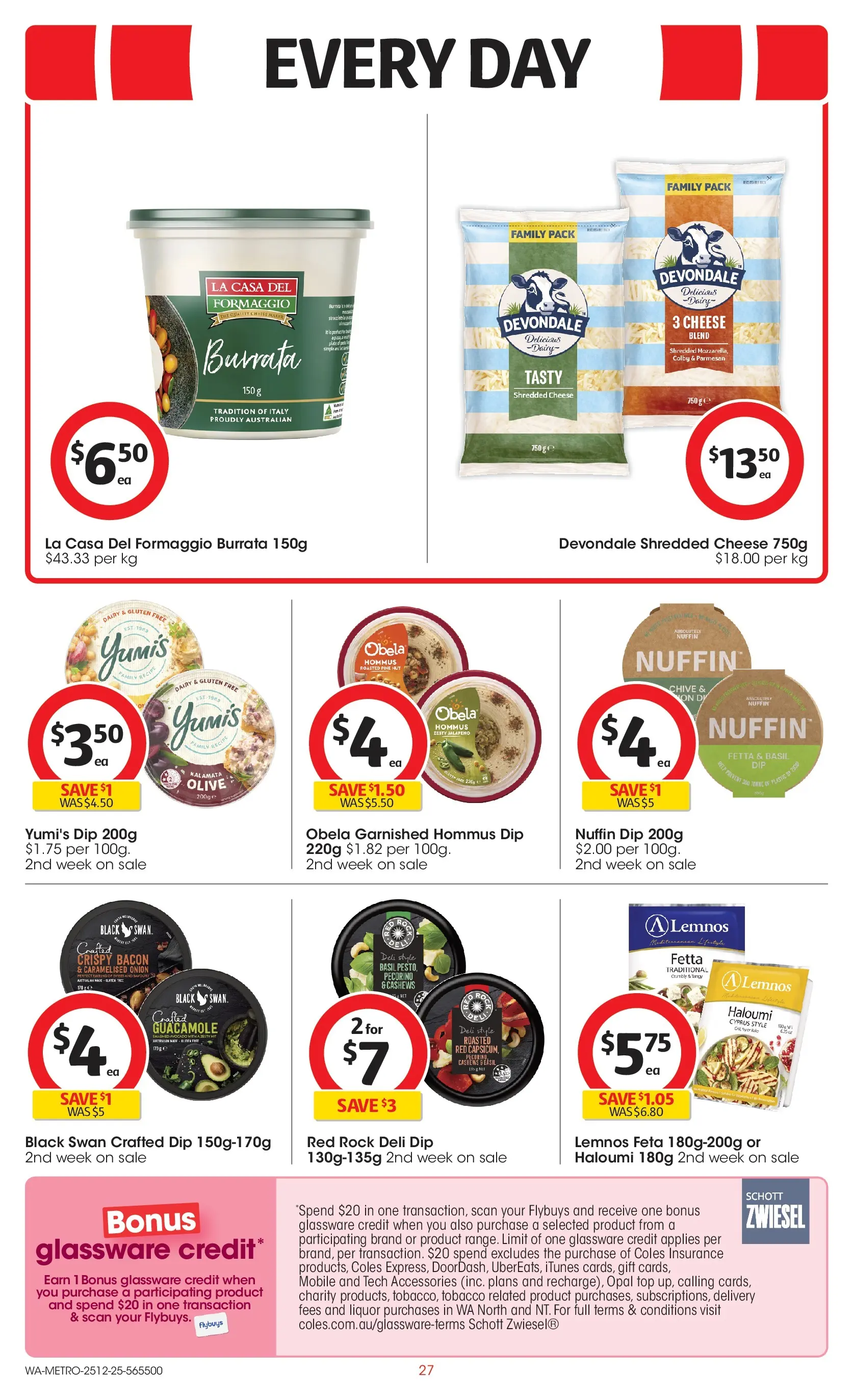 ﻿Coles catalogue valid from 25/12/2025 > Online Australia | Page: 27 | Products: Bacon, Dairy, Cheese, Avocado
