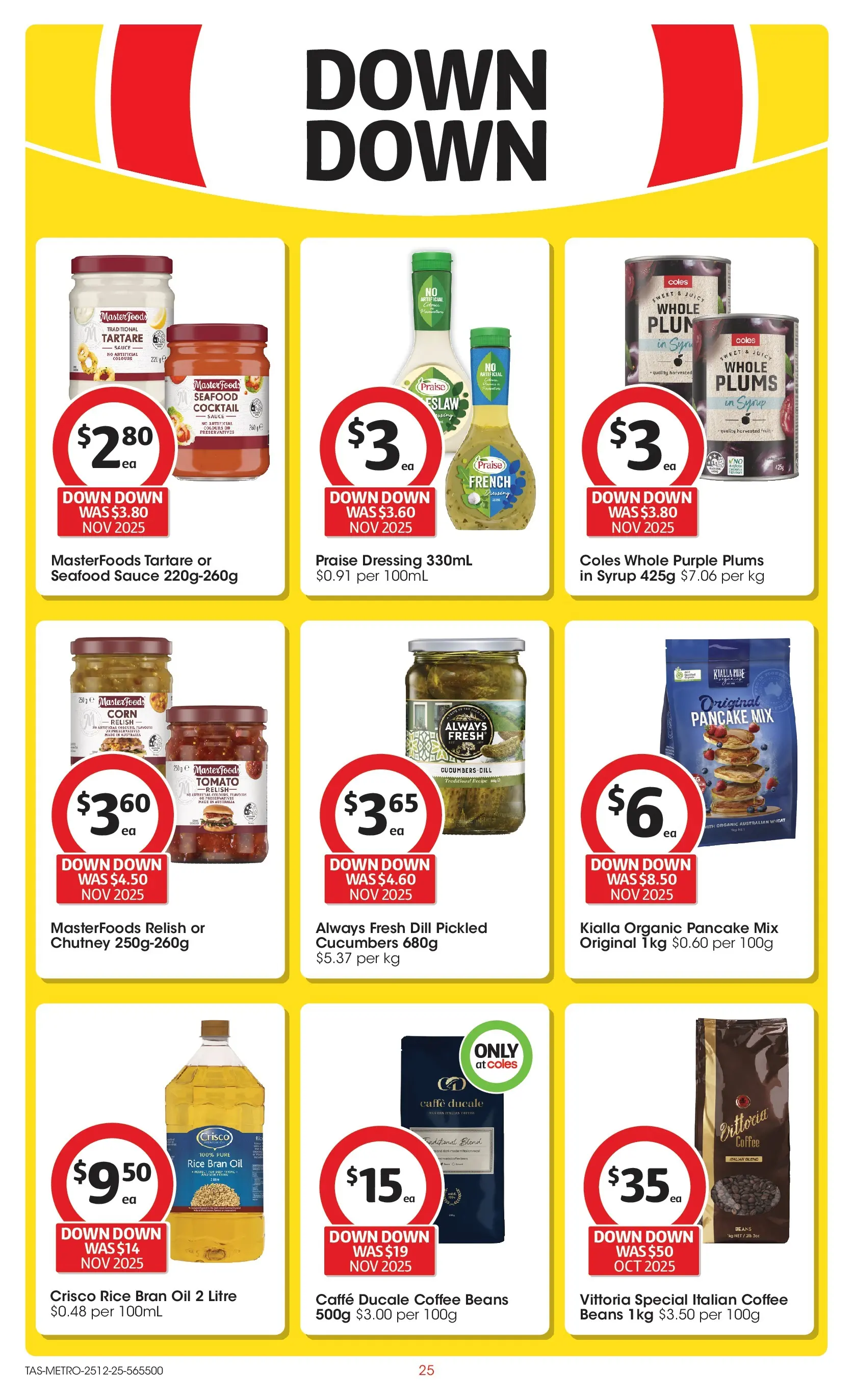 ﻿Coles catalogue valid from 25/12/2025 > Online Australia | Page: 25 | Products: Coffee, Relish, Wheat, Dill