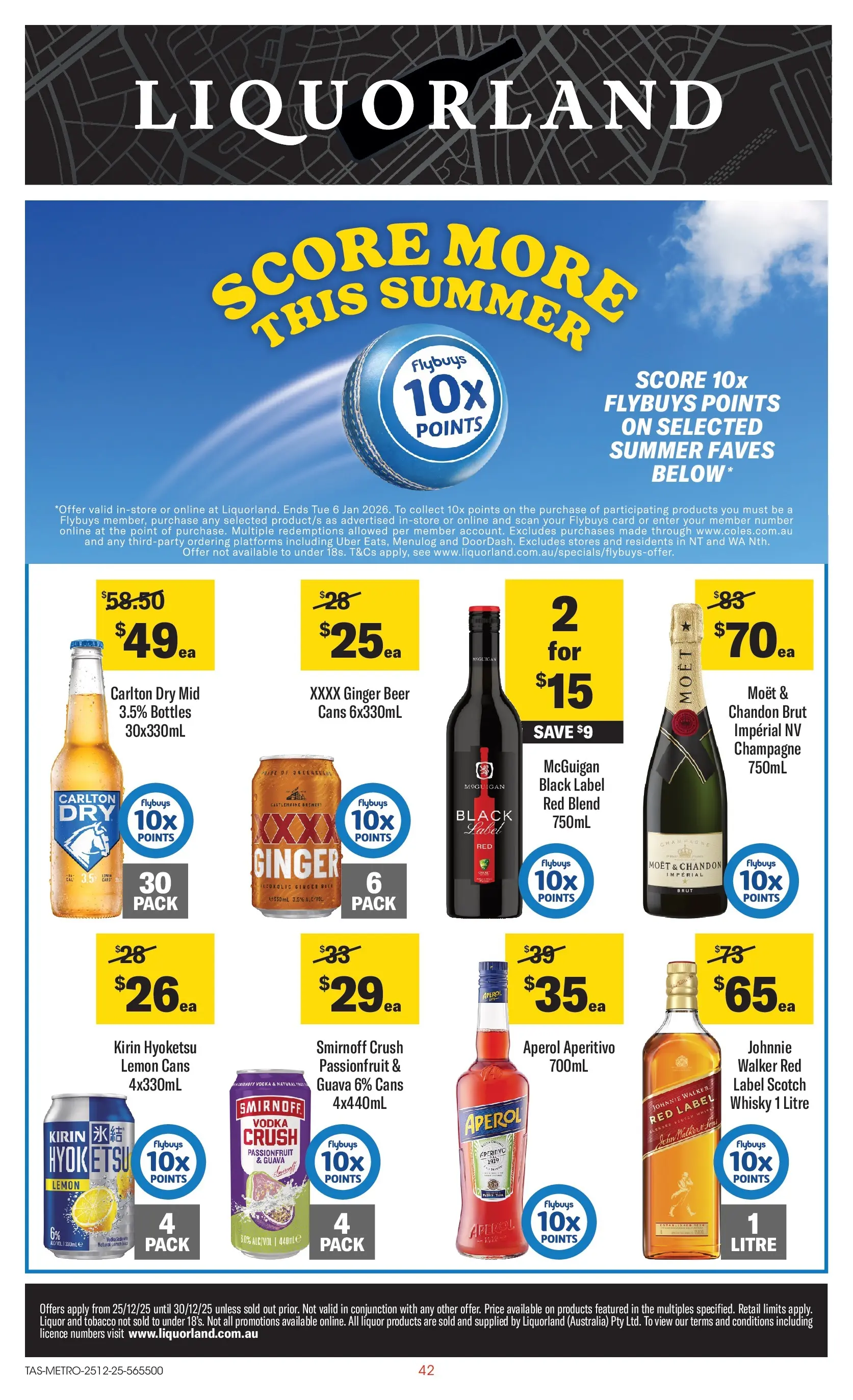 ﻿Coles catalogue valid from 25/12/2025 > Online Australia | Page: 42 | Products: Beer, Platforms, Passionfruit, Lemon