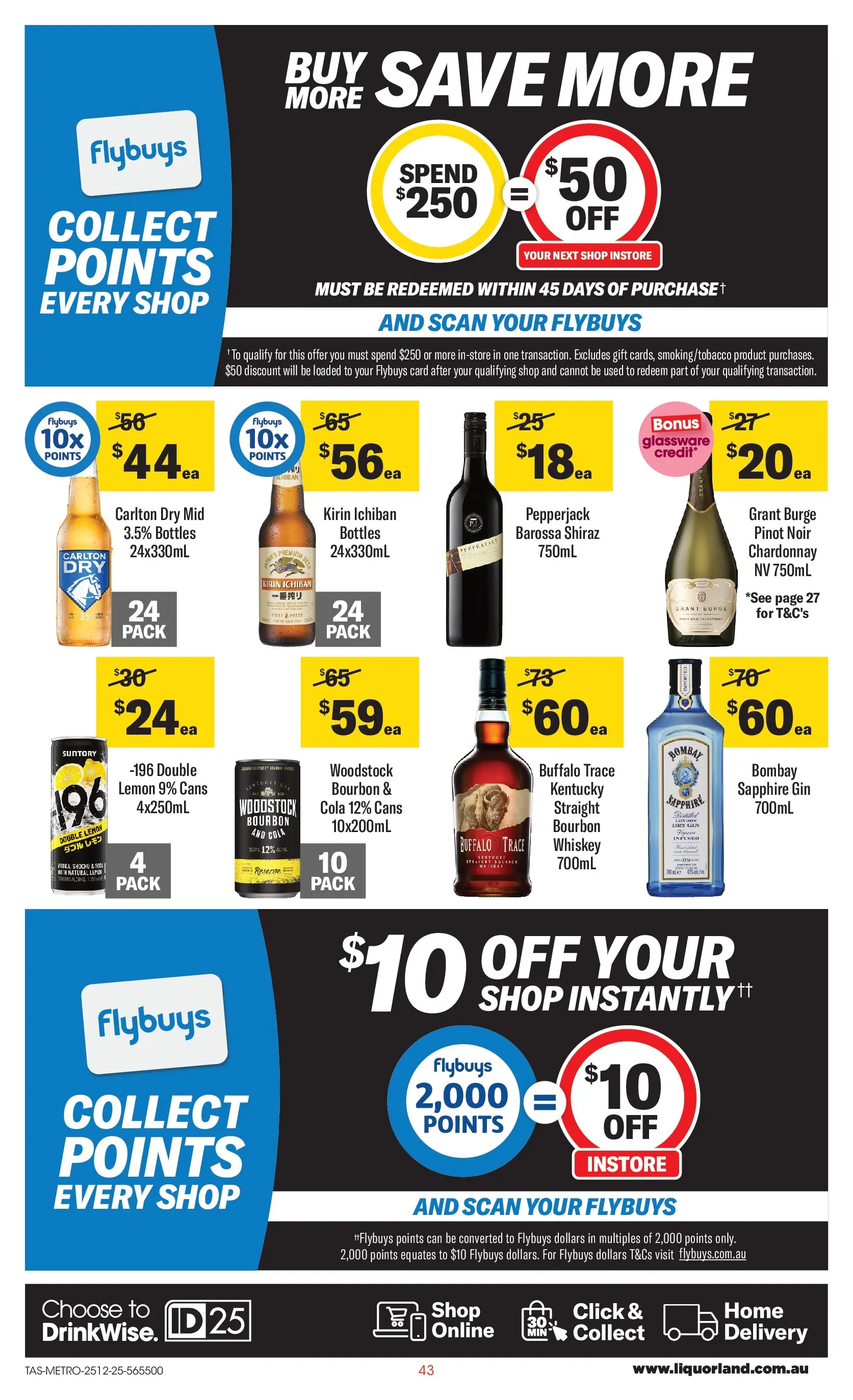 ﻿Coles catalogue valid from 25/12/2025 > Online Australia | Page: 43 | Products: Glassware, Bourbon, Whiskey, Press