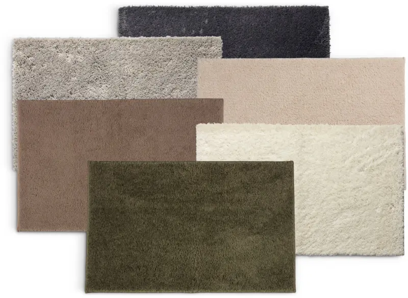 JYSK Постелка за баня KARLSTAD 50x80 бяла KRONBORG