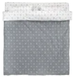 JYSK JYSK Спално бельо с чаршаф ATLA 180x200 сиво