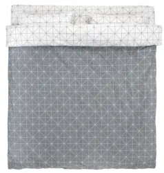 JYSK Спално бельо с чаршаф ATLA 200x220 сиво