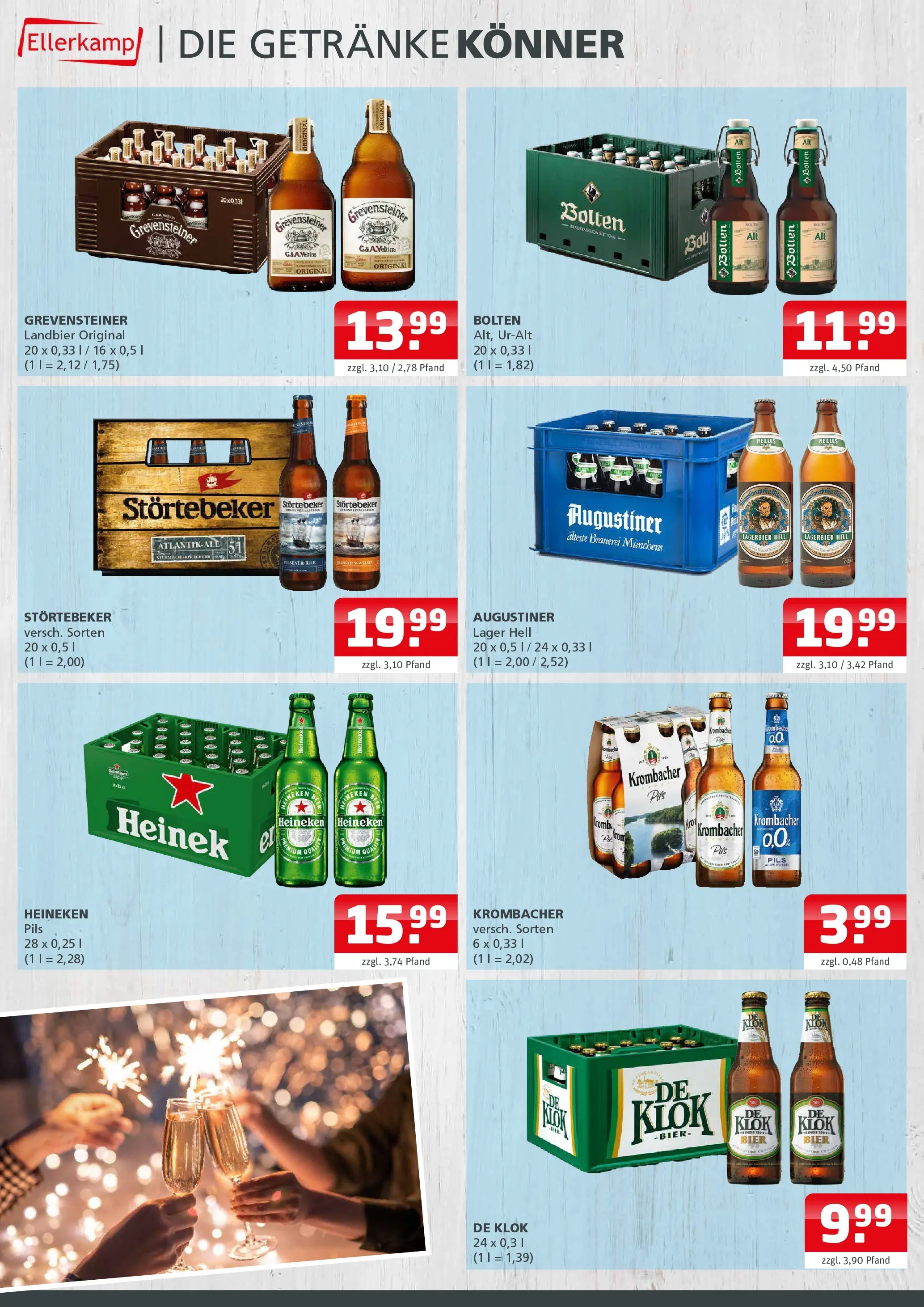 Entdecke - Getränke Ellerkamp: Getränkeangebote (ab 28.12.2025) zum Blättern | Seite: 2 | Produkte: Bier, Pils, Heineken, Krombacher