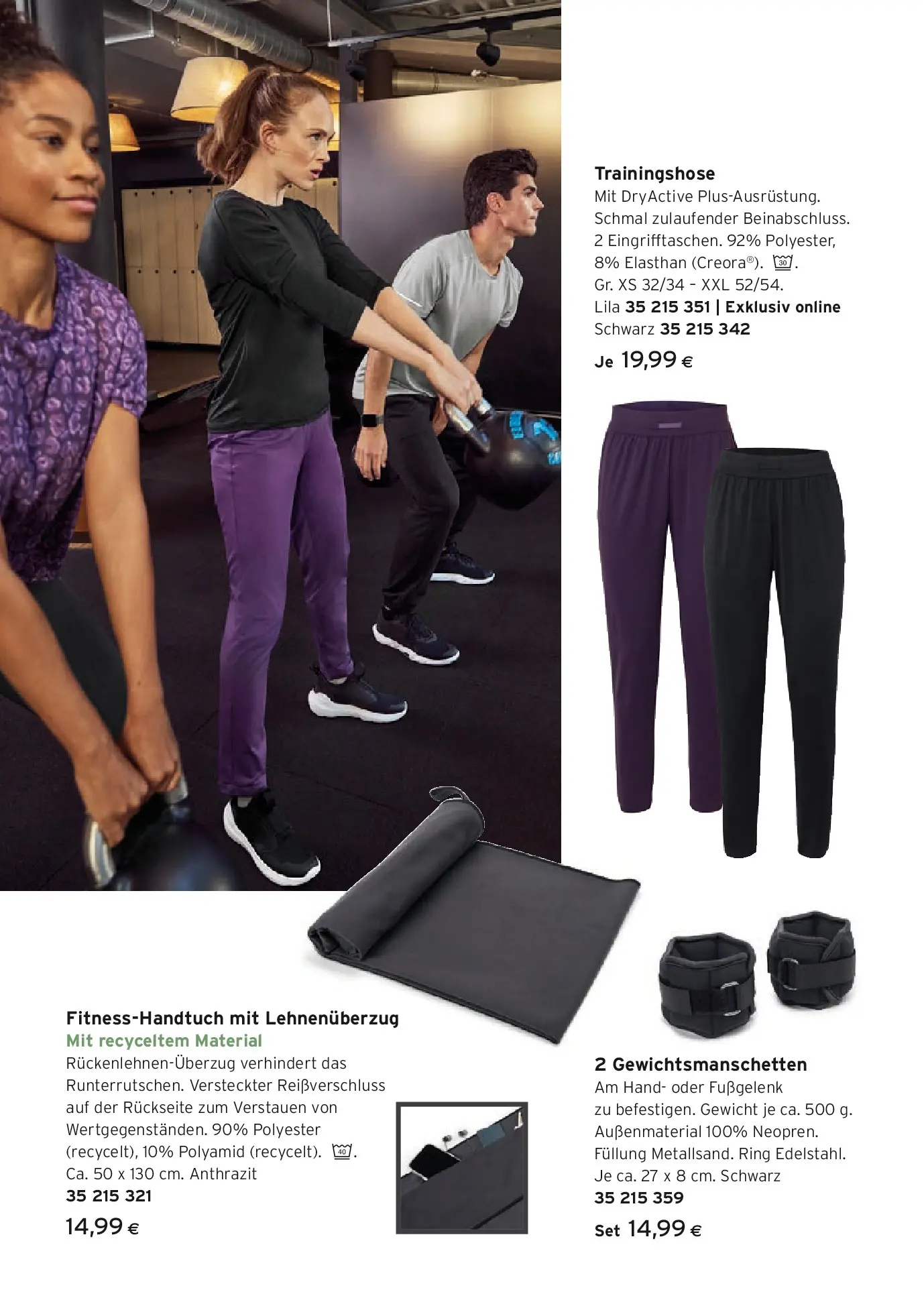 Tchibo Eduscho - Tchibo: Back to Gym von 31.12.2025 - Aktuelle Angebote | Seite: 11 | Produkte: Gewicht