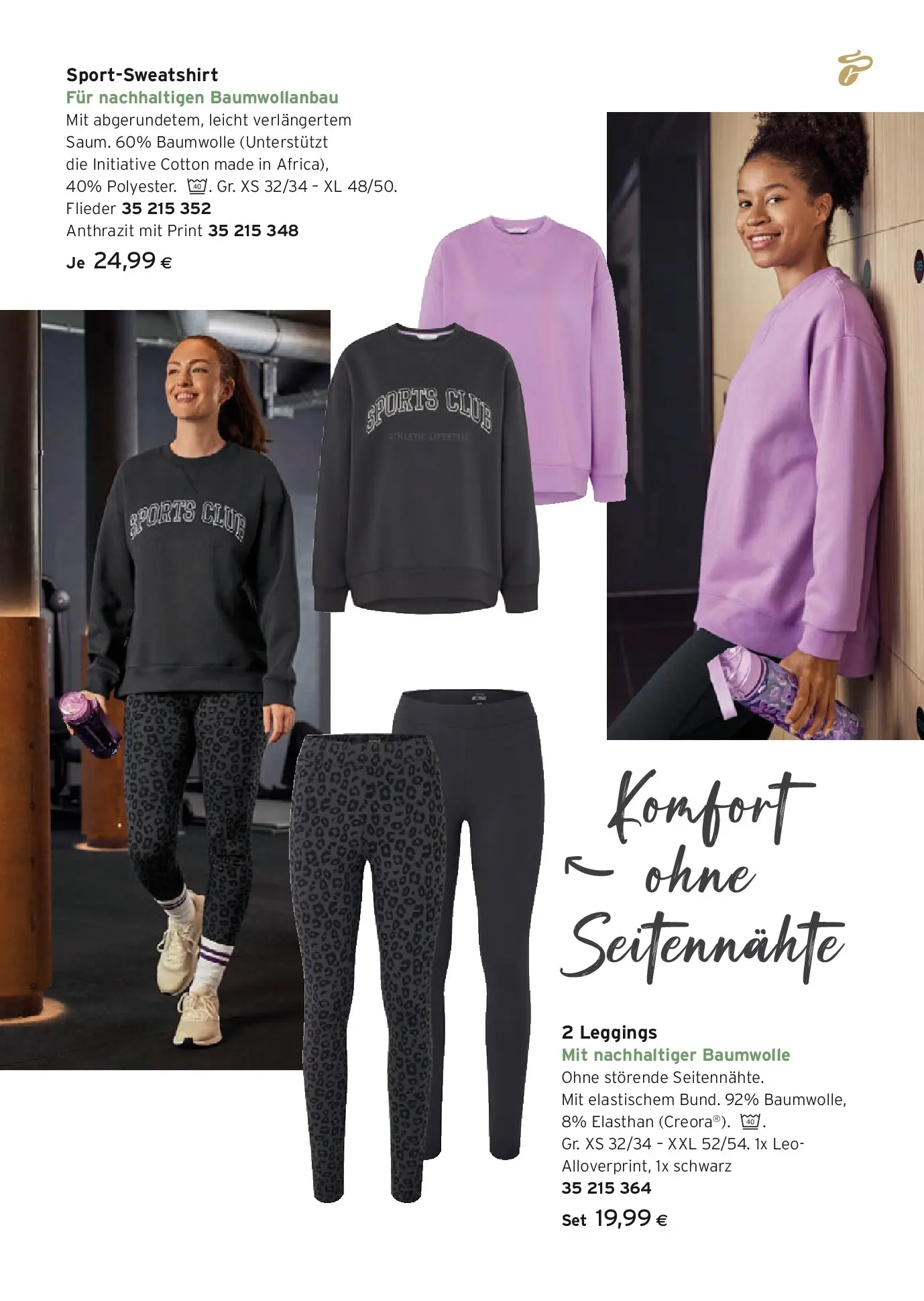 Tchibo Eduscho - Tchibo: Back to Gym von 31.12.2025 - Aktuelle Angebote | Seite: 17 | Produkte: Leggings