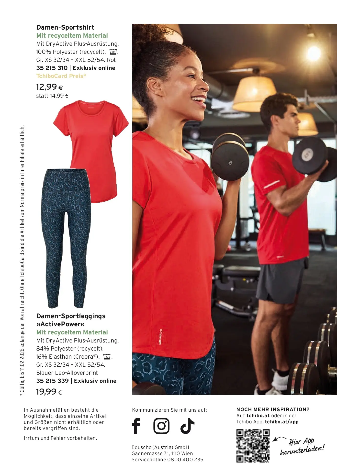 Tchibo Eduscho - Tchibo: Back to Gym von 31.12.2025 - Aktuelle Angebote | Seite: 32