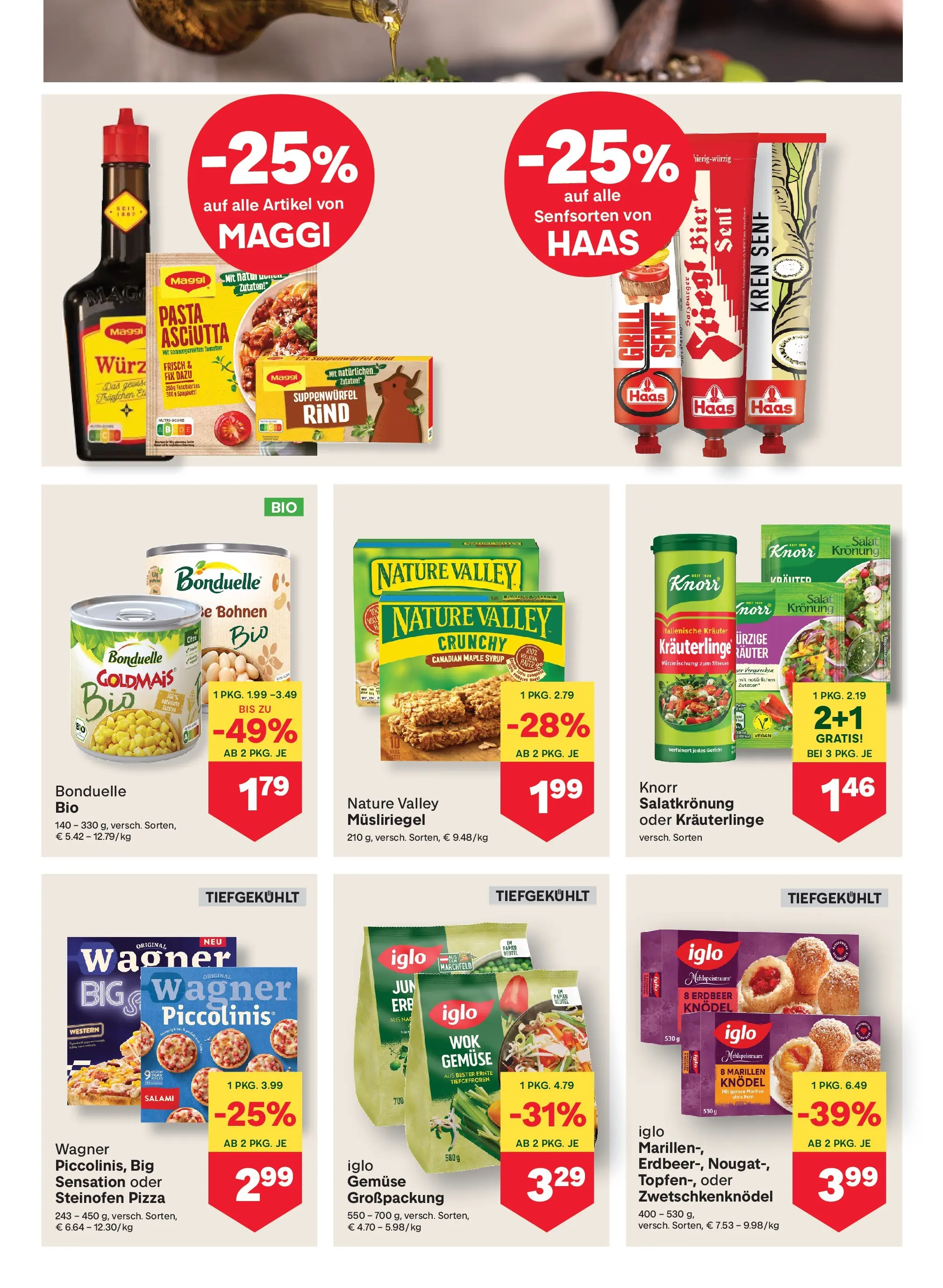 MPREIS St.Gallenkirch von 08.01.2026 - Aktuelle Angebote | Seite: 8 | Produkte: Pasta, Salat, Gemüse, Bier