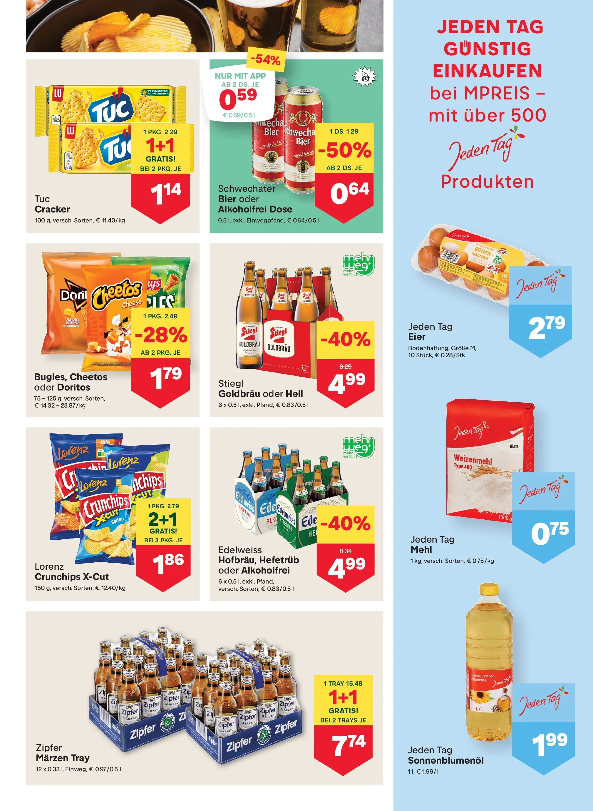 MPREIS St.Gallenkirch von 08.01.2026 - Aktuelle Angebote | Seite: 9 | Produkte: Eier, Bier